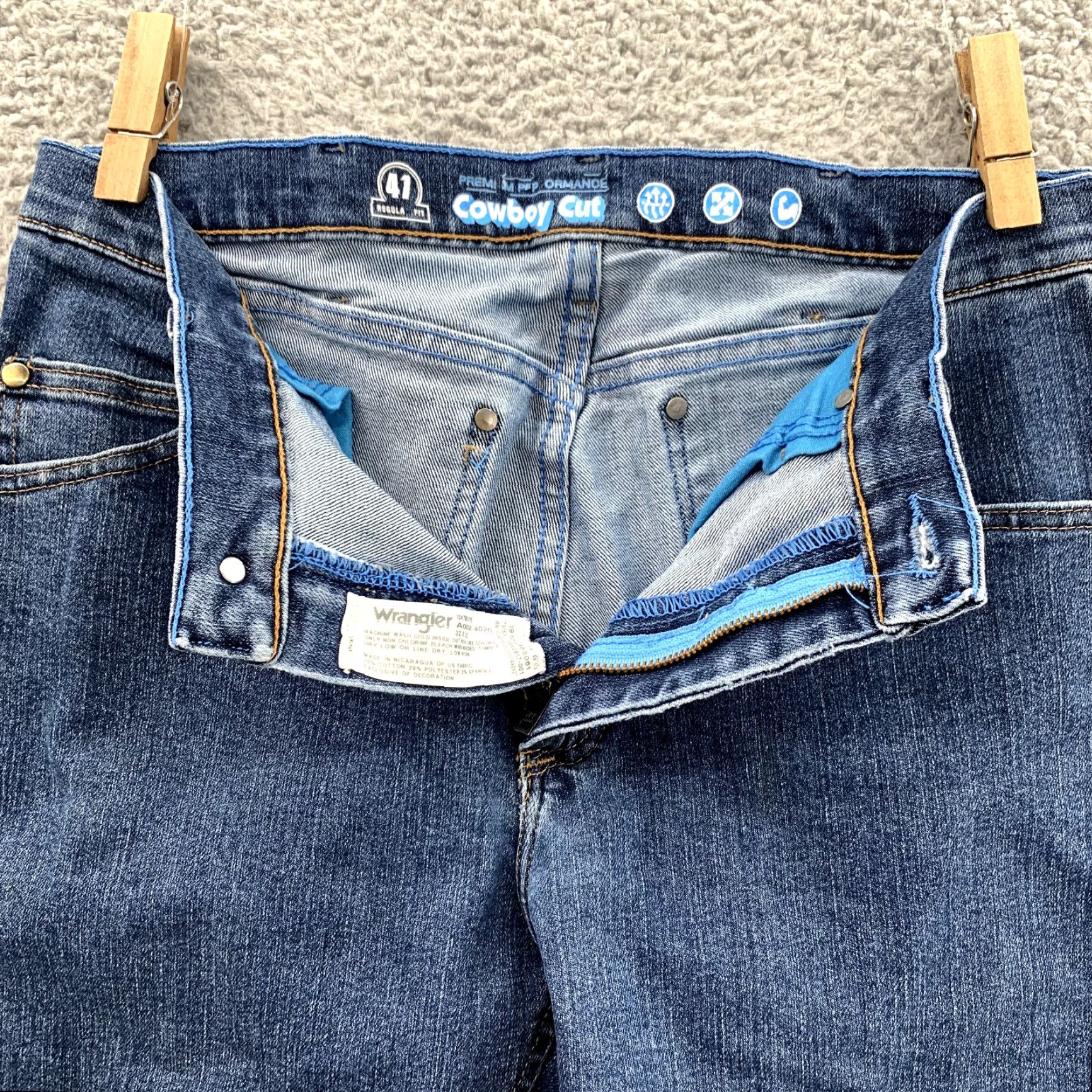 Wrangler Wrangler Cowboy Cut Jeans Men's 33x30 Rodeo Rancher Western 90s Workwear Riding Cowboy Cut Jeans Size US 33 - 6 Thumbnail
