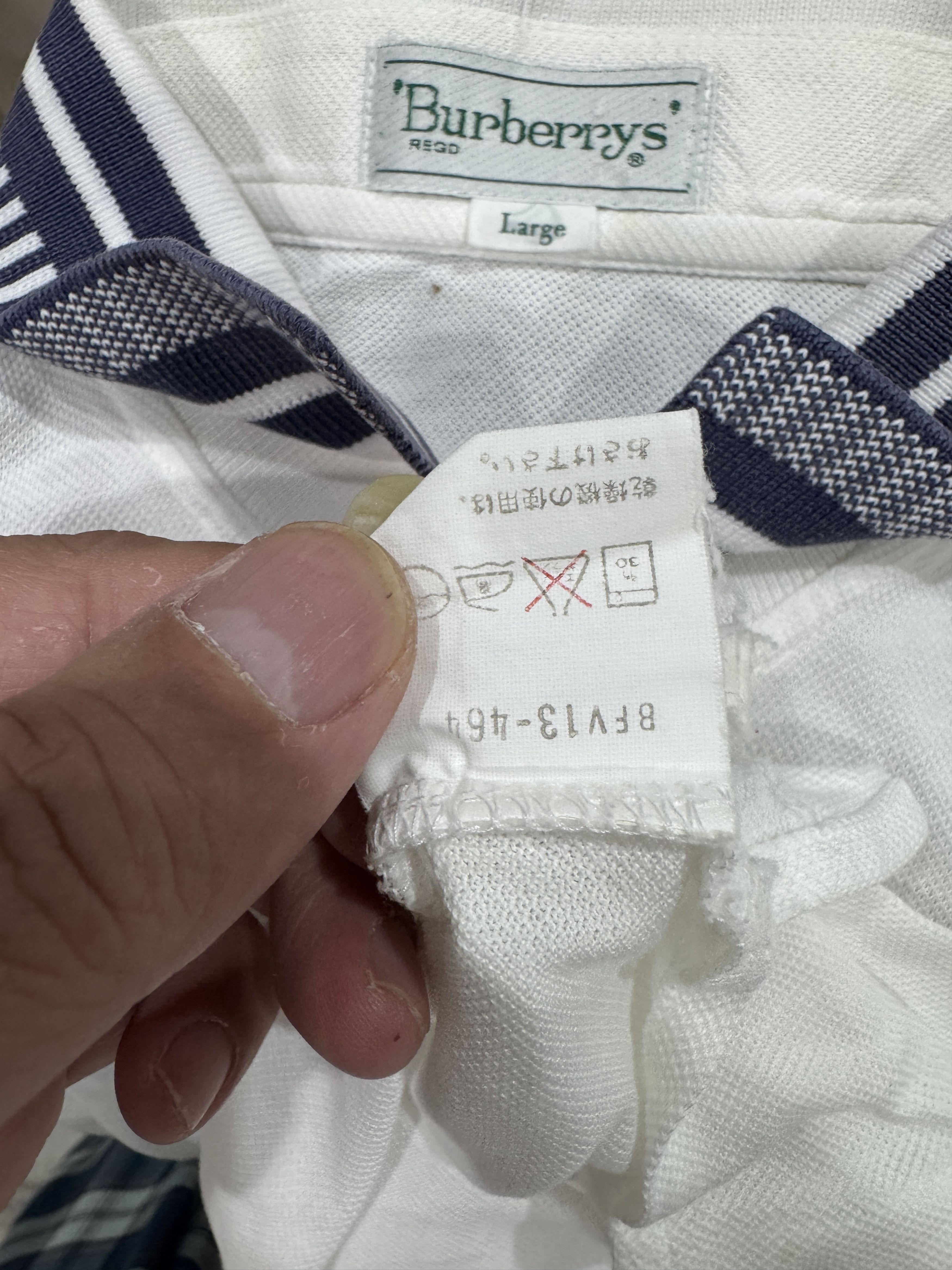 Burberry Burberry Polo Vintage Shirt Size US L / EU 52-54 / 3 - 6 Thumbnail