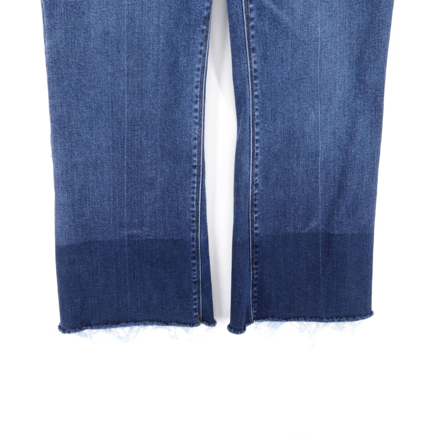 Spanx Spanx Jeans Womens S Blue Cropped Flare High Rise Shaping 5-Pocket Denim Stretch VINTAGE? No (adjust as needed) Size 28" / US 6 / IT 42 - 2 Thumbnail