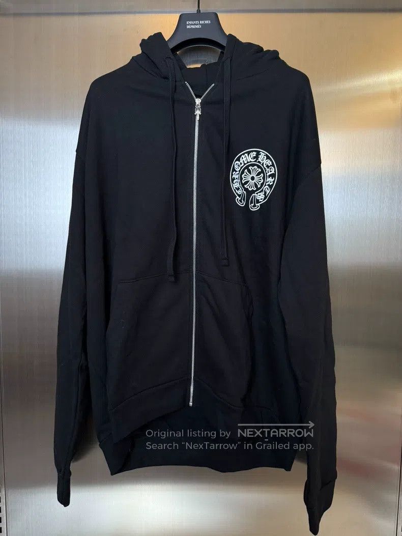 Chrome Hearts CHROME HEARTS Size XL Horseshoe zipper hoodie Size US XL / EU 56 / 4 - 2 Thumbnail
