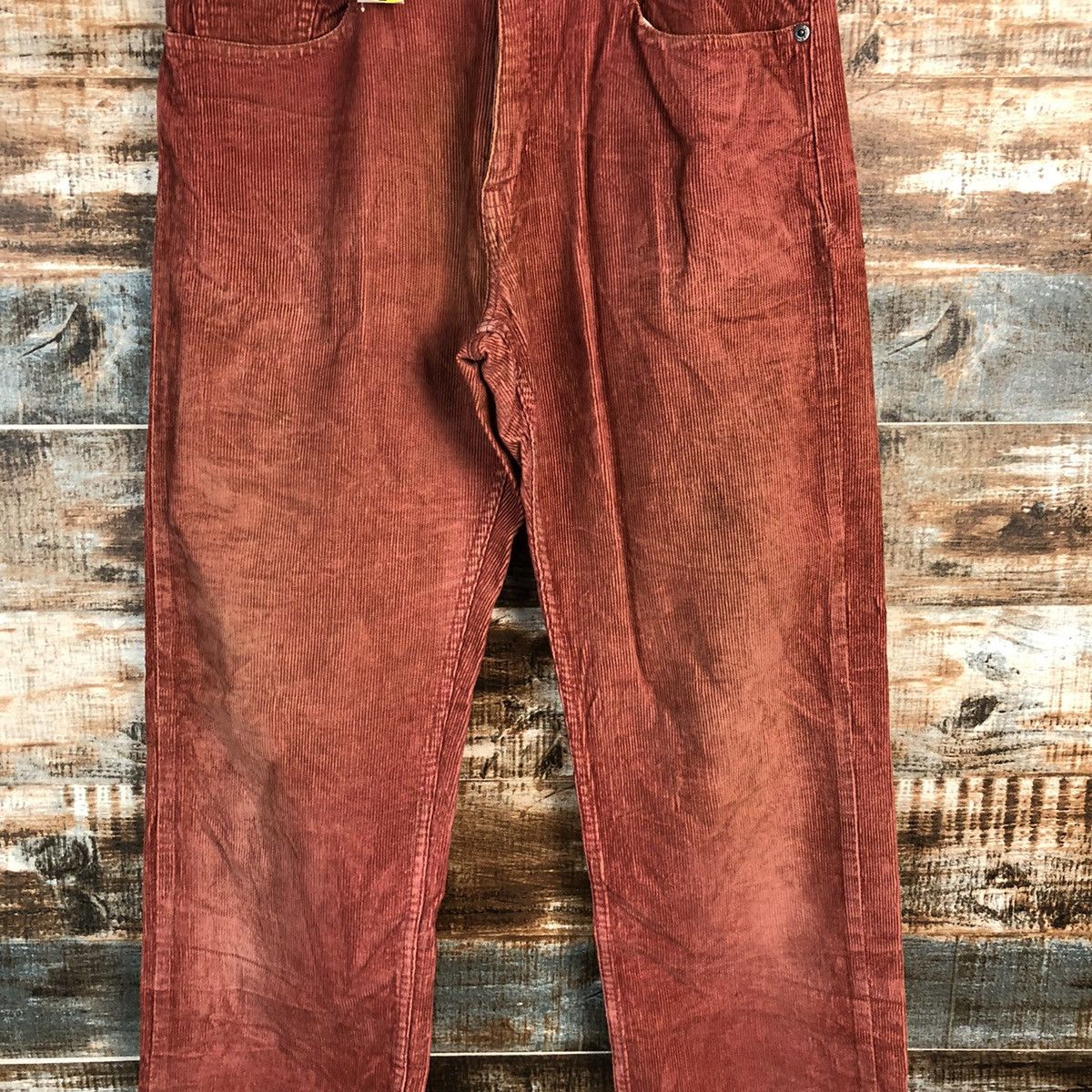 Levi's DL Levis 557 Red Corduroy vintage Pants #C101 Size US 27 - 5 Thumbnail