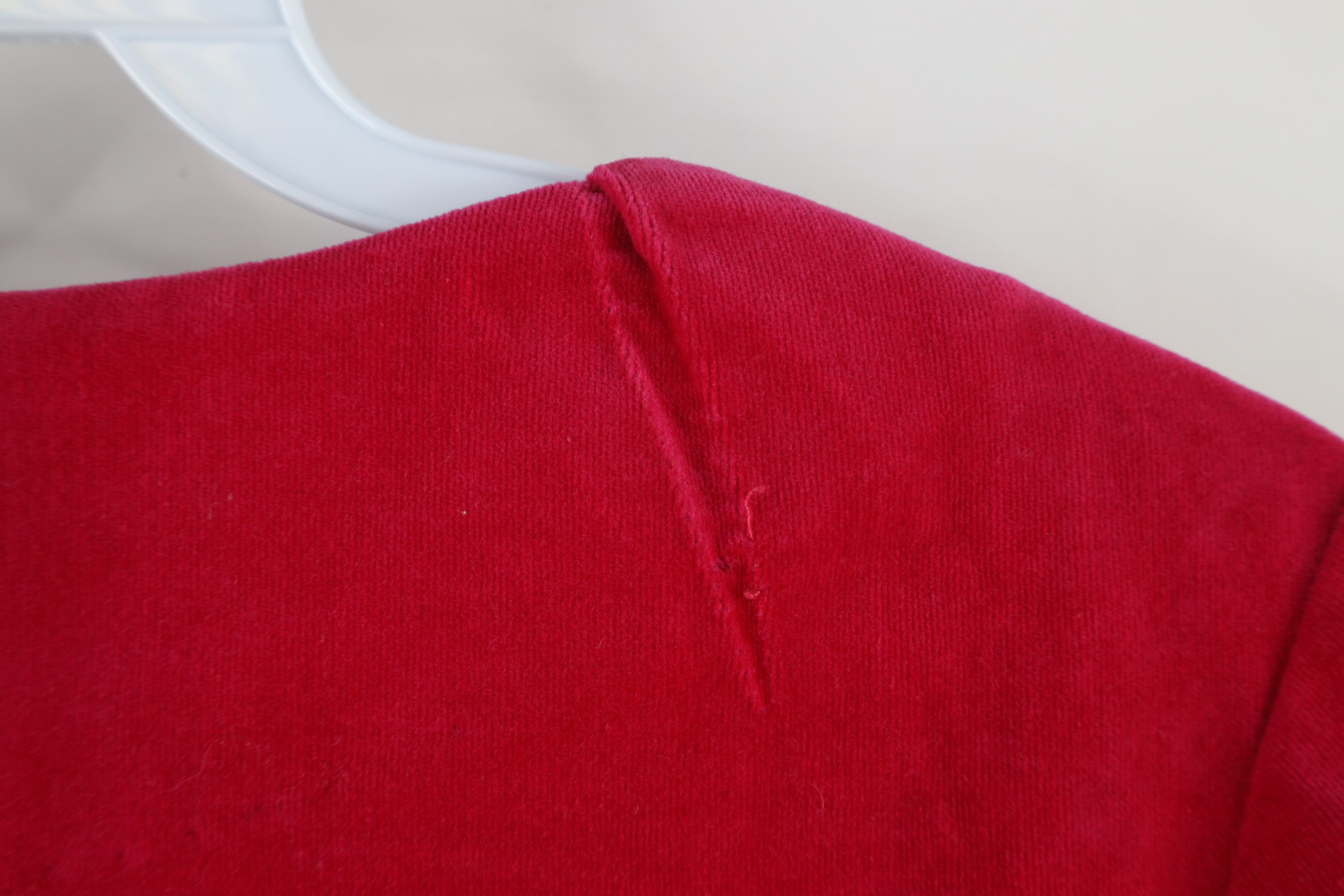 Vintage Vintage 50s Rockabilly Velour Cropped Button Jacket Pink USA Size L / US 10 / IT 46 - 7 Thumbnail