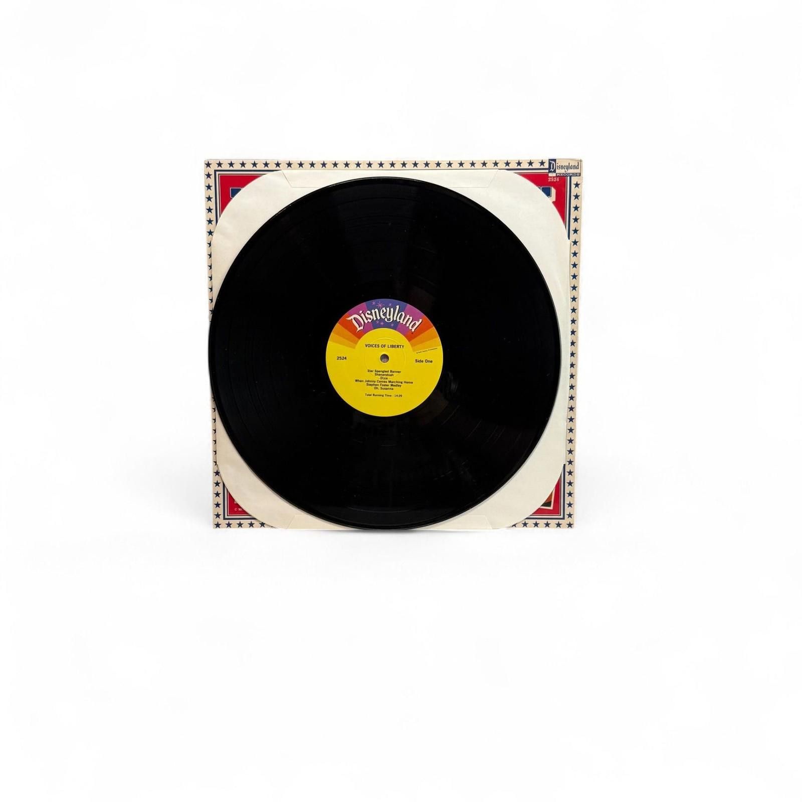 Designer Walt Disney World EPCOT Voices Of Liberty Vinyl Record Size ONE SIZE - 5 Thumbnail