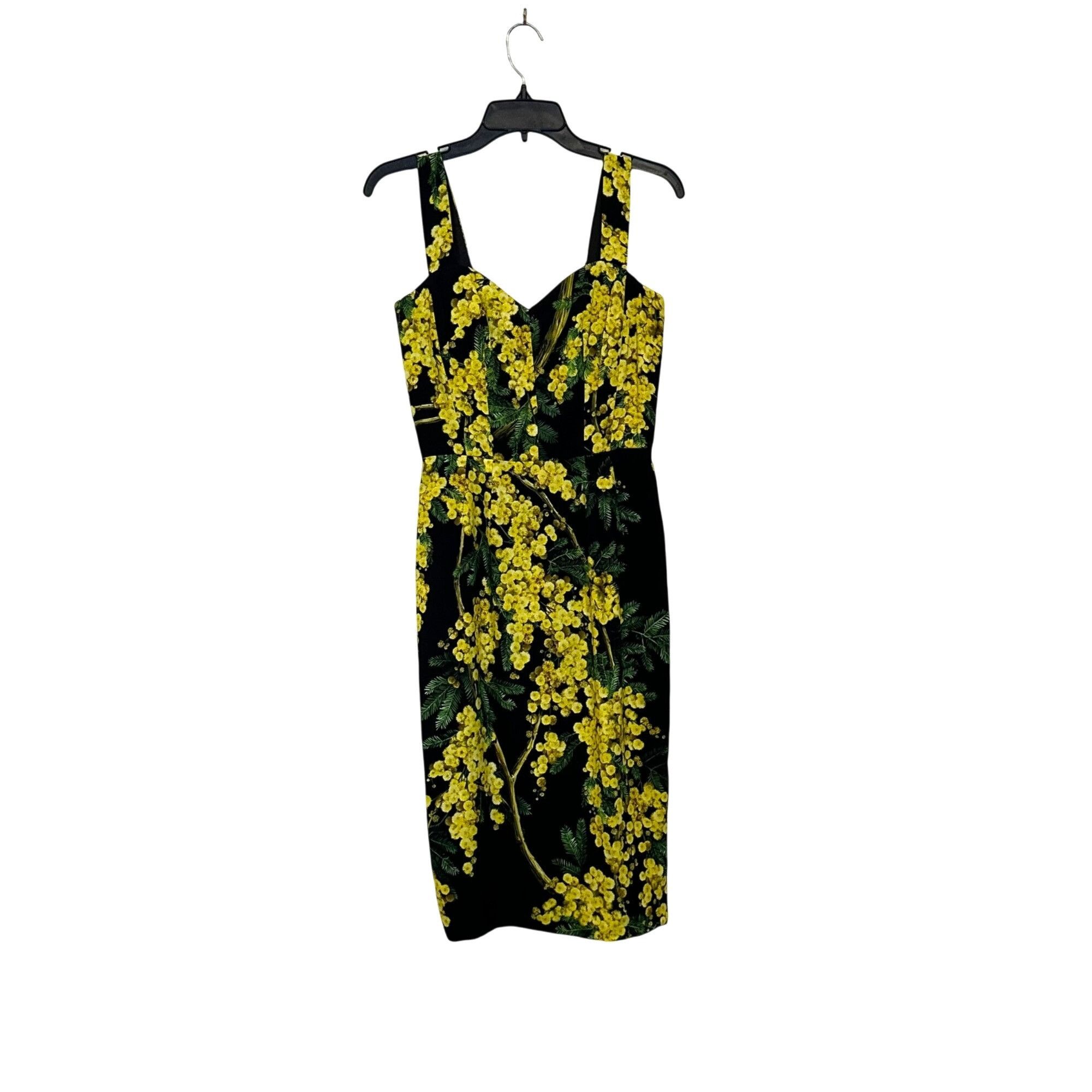 Dolce & Gabbana ✨Dolce & Gabbana Sz S/ US4 / IT40 Black Floral Print Knee-Le Size S / US 4 / IT 40 - 2 Thumbnail
