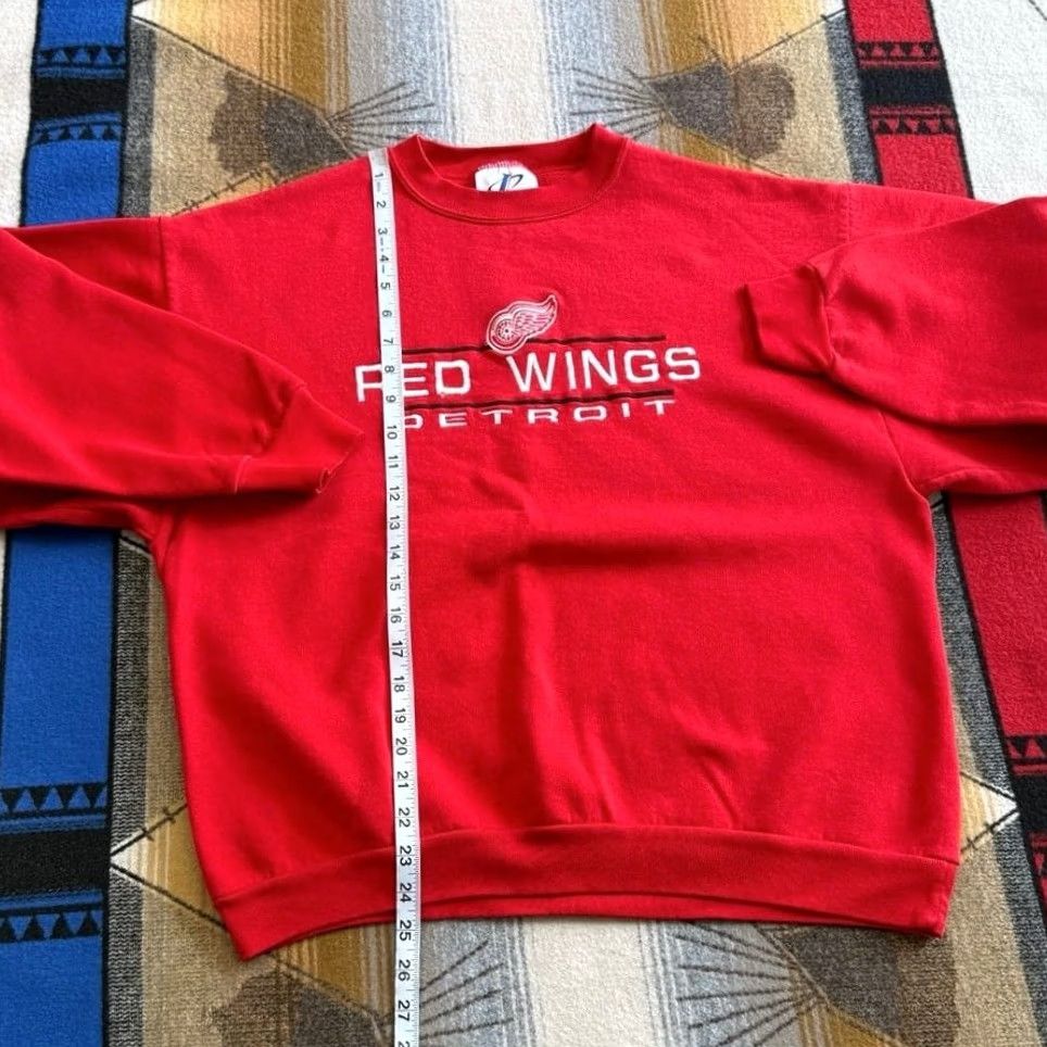 Logo Athletic VINTAGE Logo Athletic Detroit Red Wings Hockey Sweatshirt Large Mens 90s Size US L / EU 52-54 / 3 - 7 Thumbnail