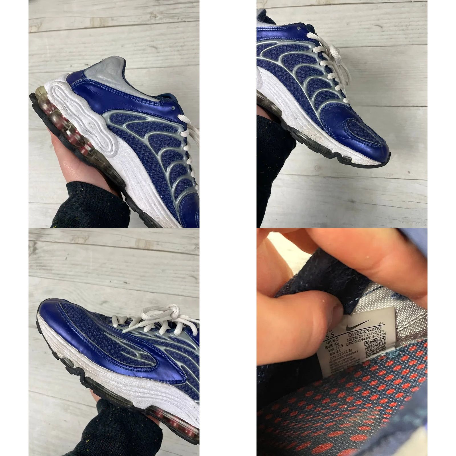 Nike Nike Air Tuned Max TN OG Sneakers Men US 9.5 Blue Sneaker Casual Activewear Comfortable Low Top Rubber Sole Nike Air Tuned Max Model Size US 10 / EU 43 - 8 Thumbnail