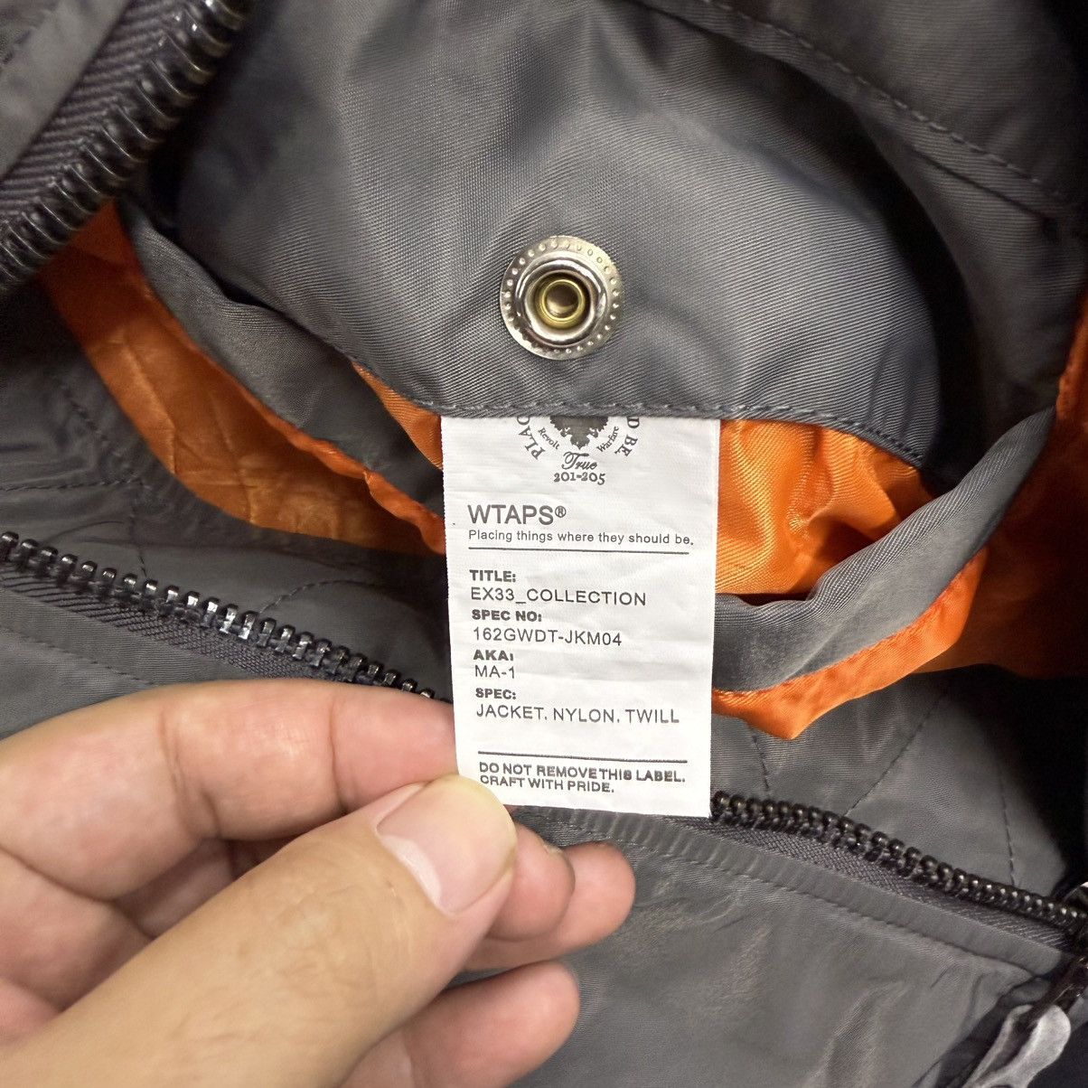 Wtaps RARE!! WTAPS MA-1 ASSASSIN BOMBER JACKET Size US L / EU 52-54 / 3 - 16 Thumbnail