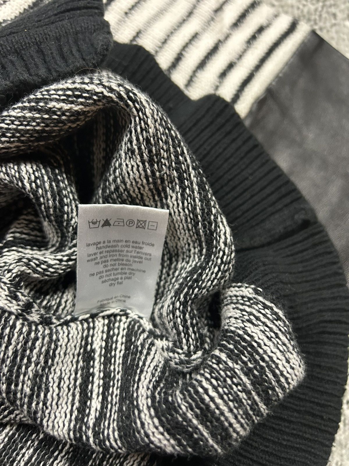 Other Claudie Pierlot cardigan sweater white black striped Size M / US 6-8 / IT 42-44 - 6 Thumbnail