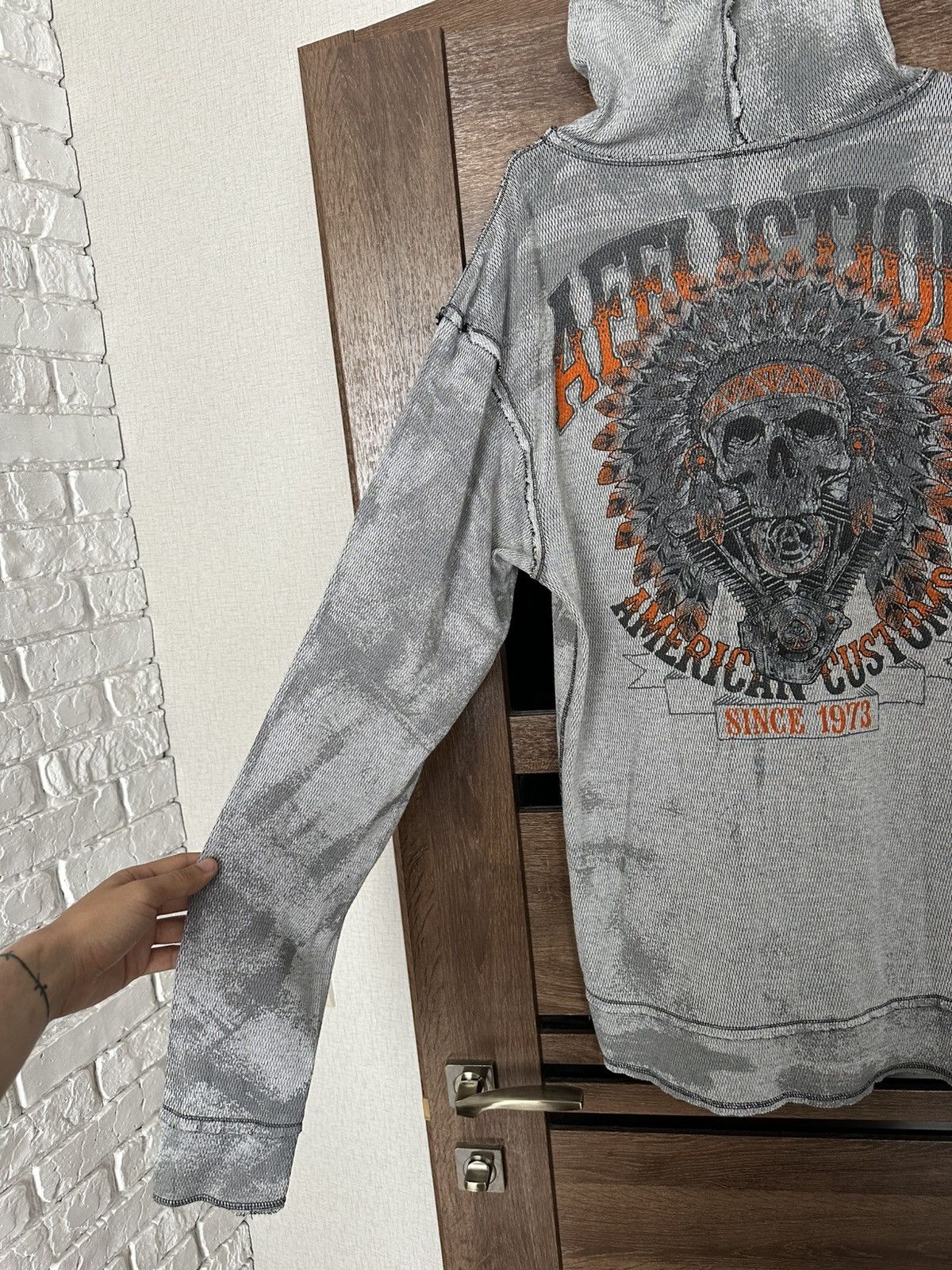 Affliction Affliction Reversible Zip Hoodie Vintage Y2K Size US XL / EU 56 / 4 - 15 Thumbnail