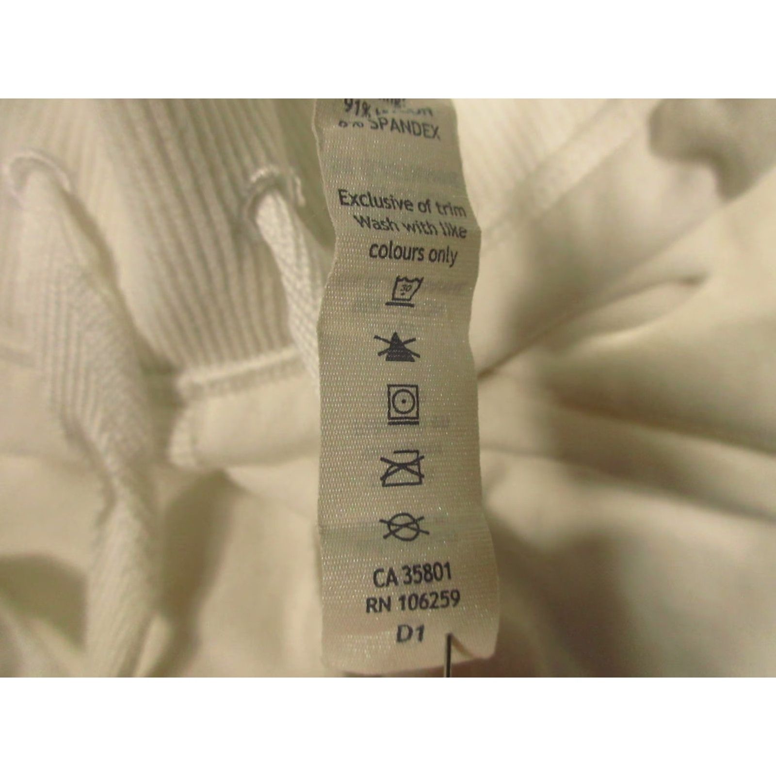 Lululemon Lululemon Jogger Women Size 8 White Cotton Stretch Performance Tapered Leg Pockets Elastic Waist 30x26 Activewear Size 30" / US 8 / IT 44 - 4 Thumbnail