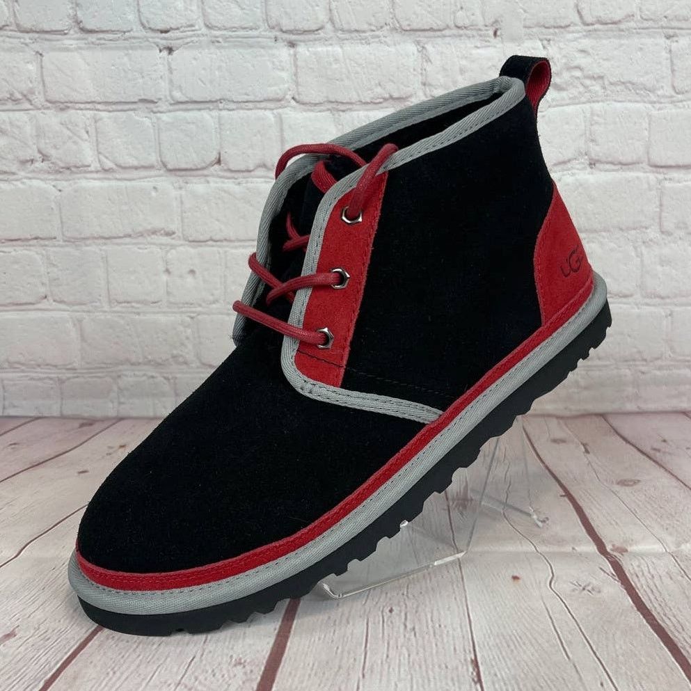 Ugg Ugg Neumel Mashup Black Red Suede Chukka Boots Mens Size 9 Size US 9 / EU 42 - 3 Thumbnail