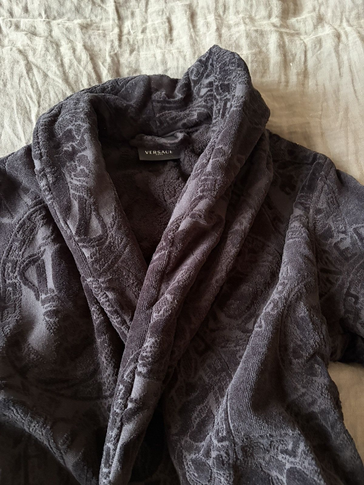 Versace Rare Versace Medusa Baroque Bathrobe Size ONE SIZE - 4 Thumbnail