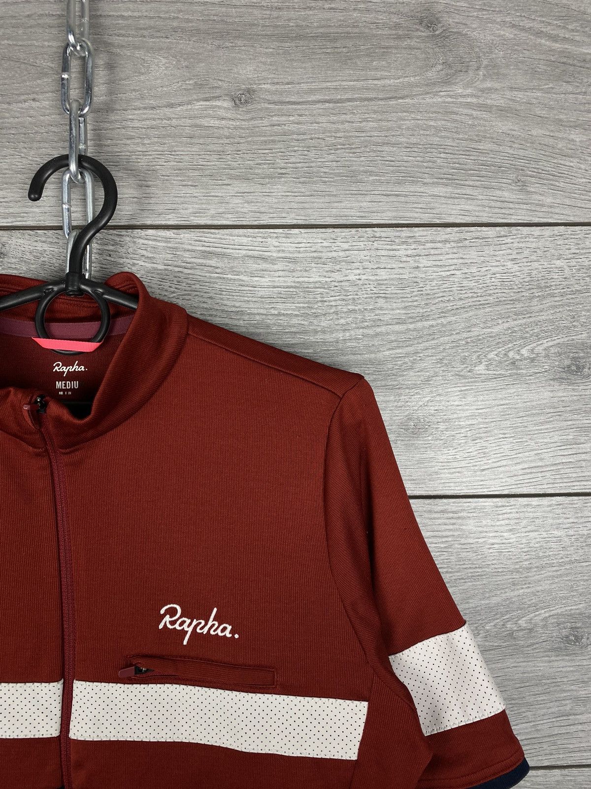 Rapha Mens Wool Rapha Cycle Jersey Size US M / EU 48-50 / 2 - 1 Thumbnail