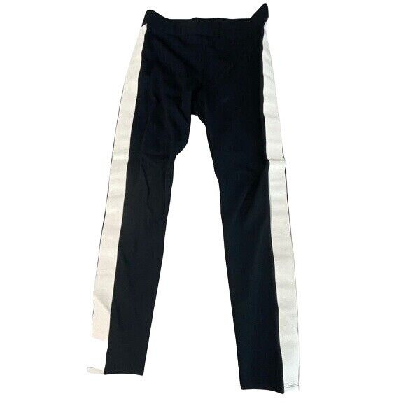 Ann Taylor Ann Taylor Ankle Side Panel Ponte Tuxedo Capri Leggings Blac Size 27" / US 4 / IT 40 - 2 Thumbnail
