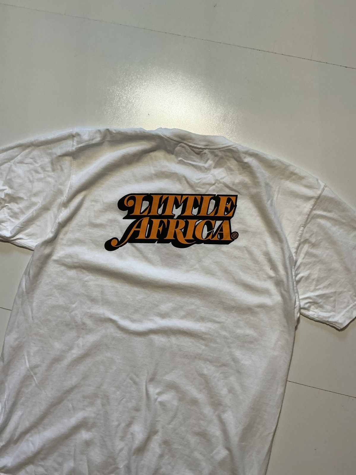 LITTLE AFRICA Little Africa Soul Made Global LA Graphic White S/S T-Shirt Size US L / EU 52-54 / 3 - 5 Thumbnail