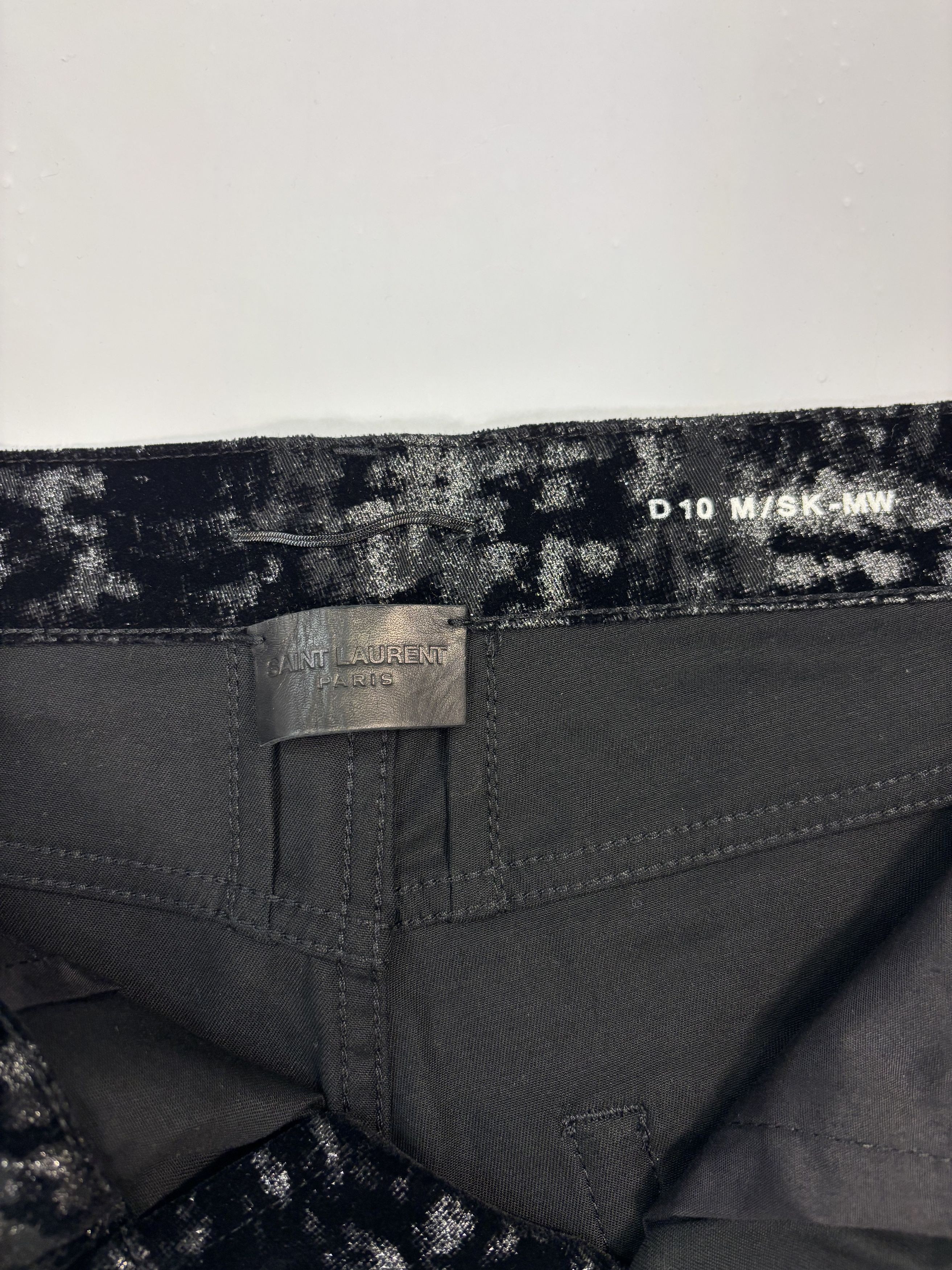 Saint Laurent Paris Saint Laurent Black & Grey Marble Pants Size US 32 / EU 48 - 3 Thumbnail