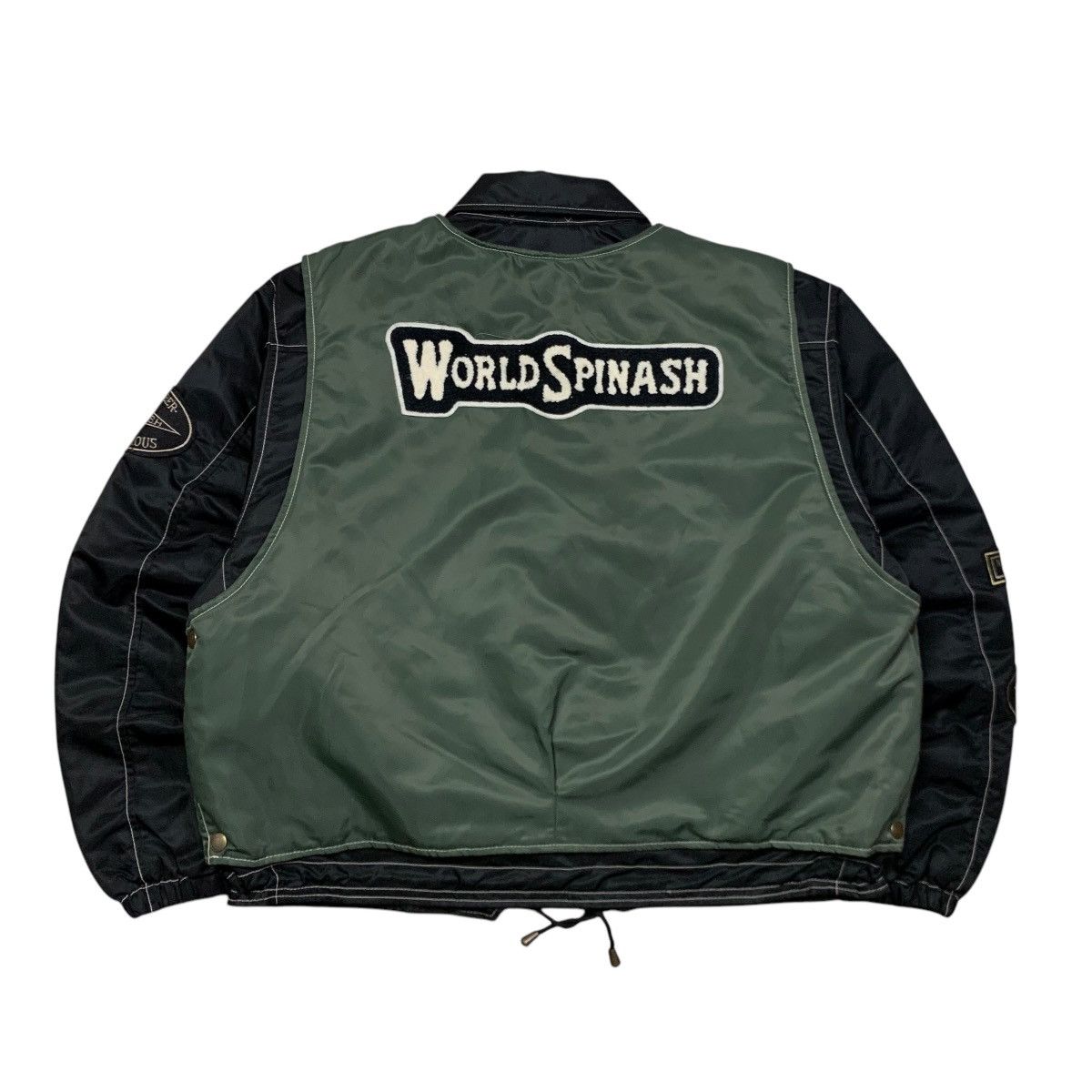 Japanese Brand Spinash Army Air Force Military Bomber Jacket Size US L / EU 52-54 / 3 - 2 Thumbnail