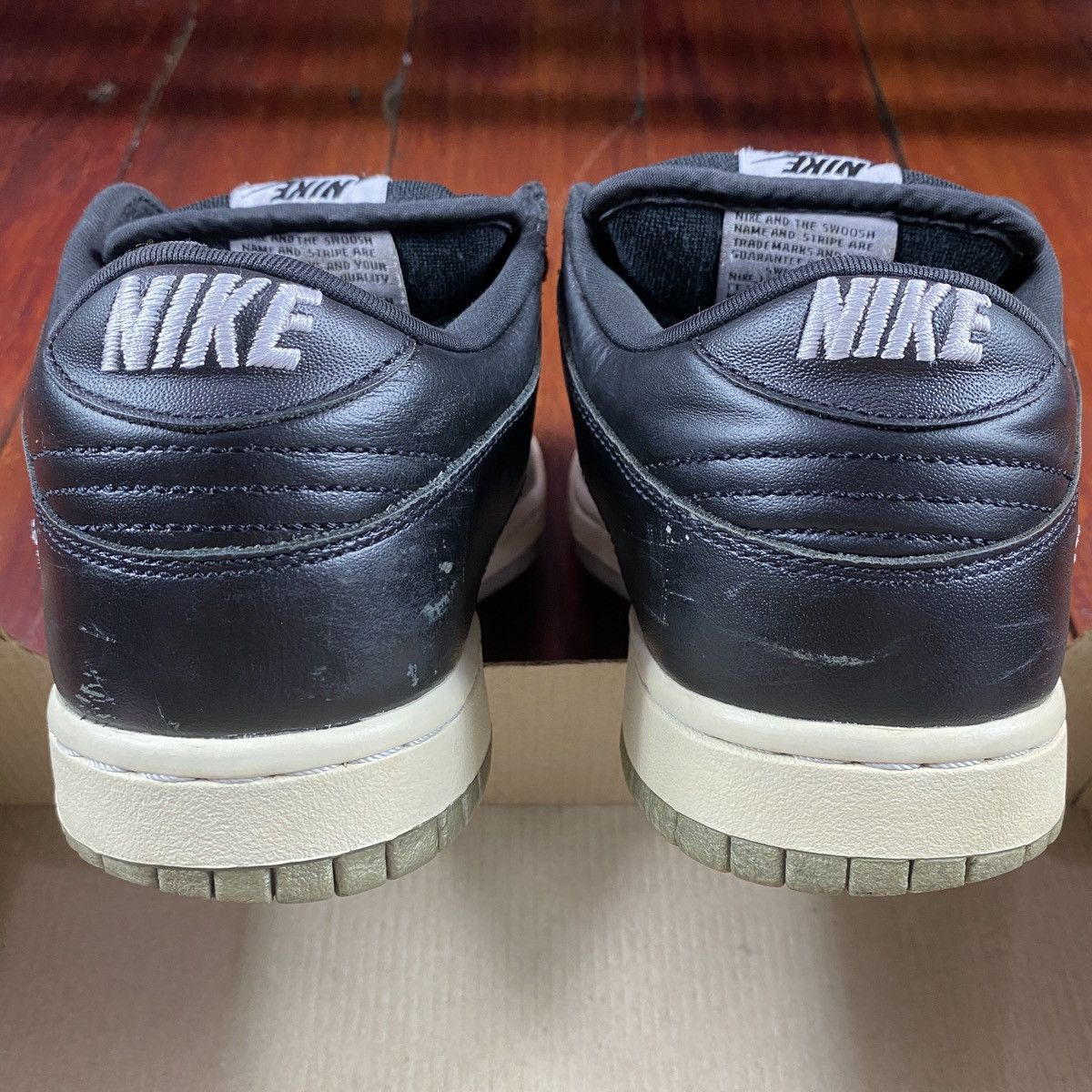 Nike SB Dunk Low Supreme Jewel Swoosh Silver 2019 Size US 8 / EU 41 - 12 Thumbnail
