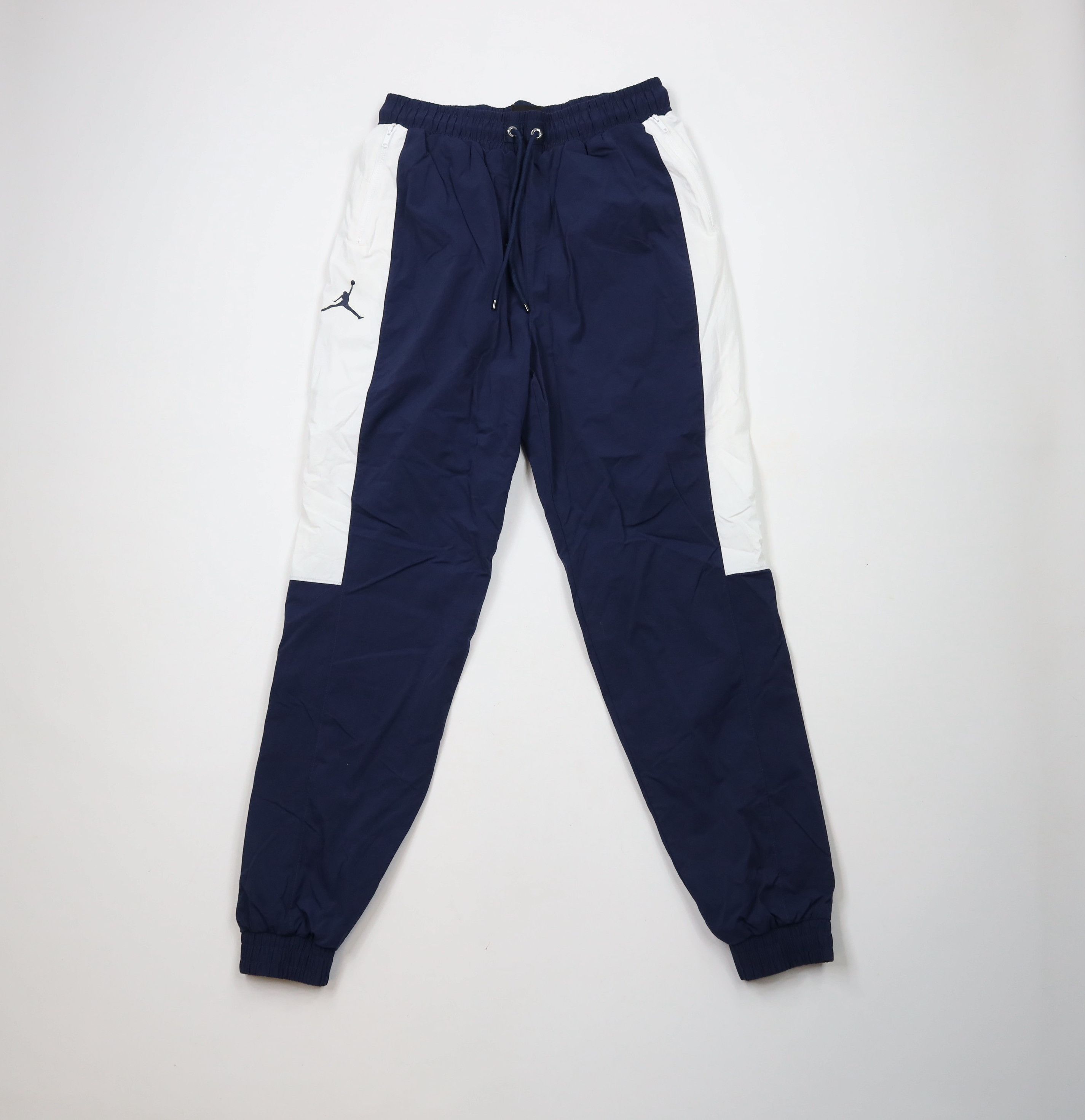 Nike Air Jordan Color Block Lined Woven Joggers Pants Blue