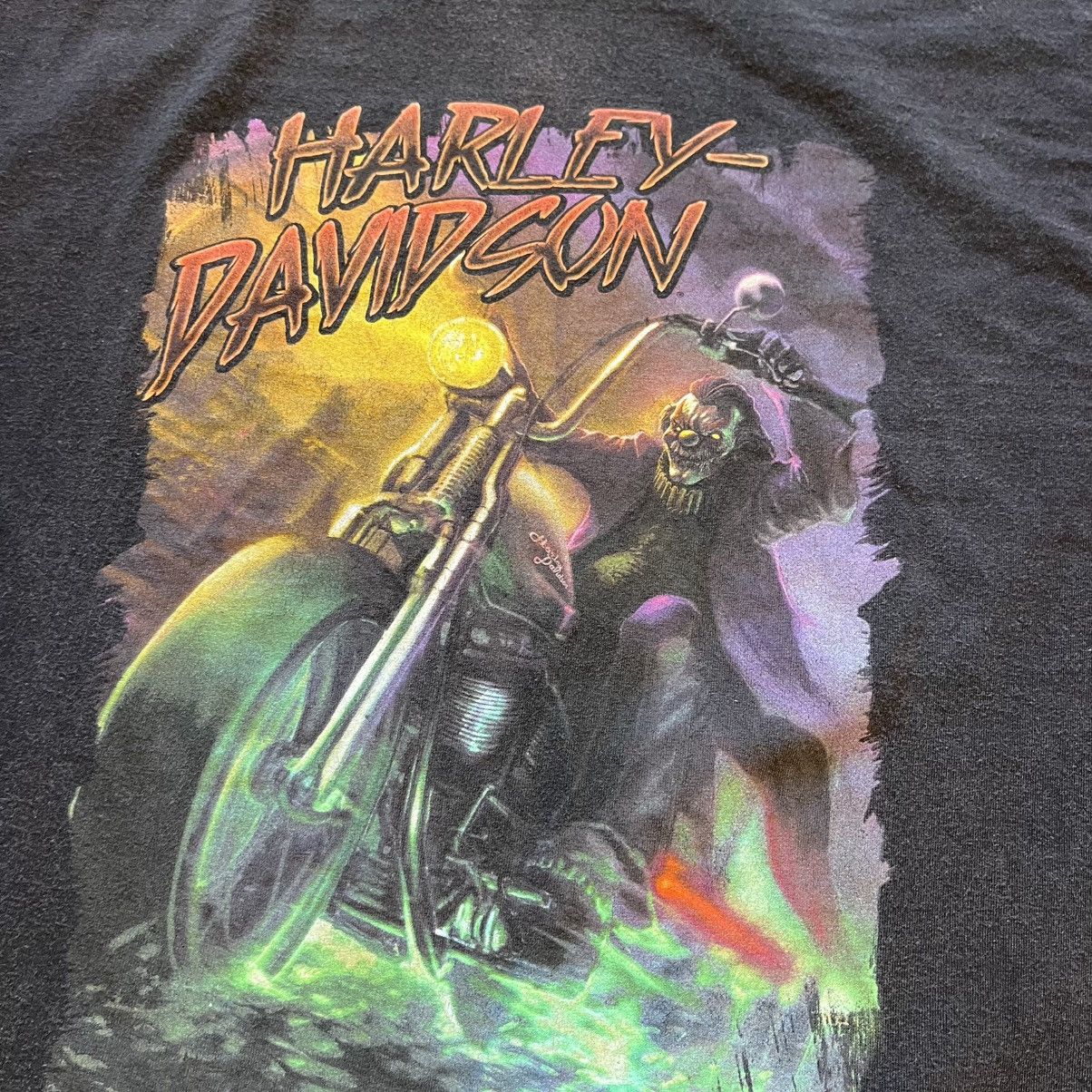 Harley Davidson Vintage 2000s Harley Davidson Crazy Clown T Shirt Grunge ERD Size US XXL / EU 58 / 5 - 7 Thumbnail