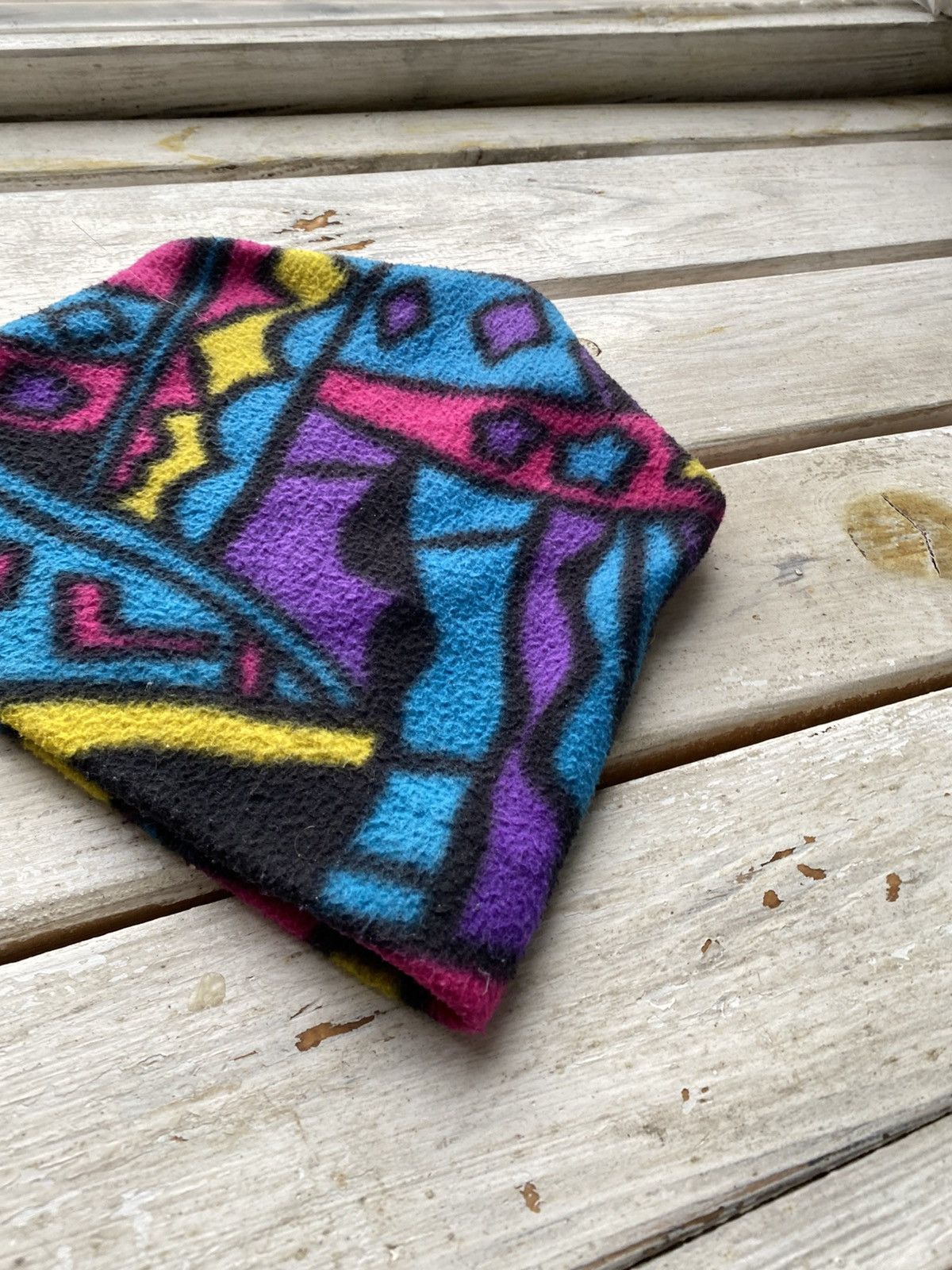 Keith Haring × Vintage Vintage 90s fleece graphic Keith Haring Like Outdoor hat Size ONE SIZE - 6 Thumbnail