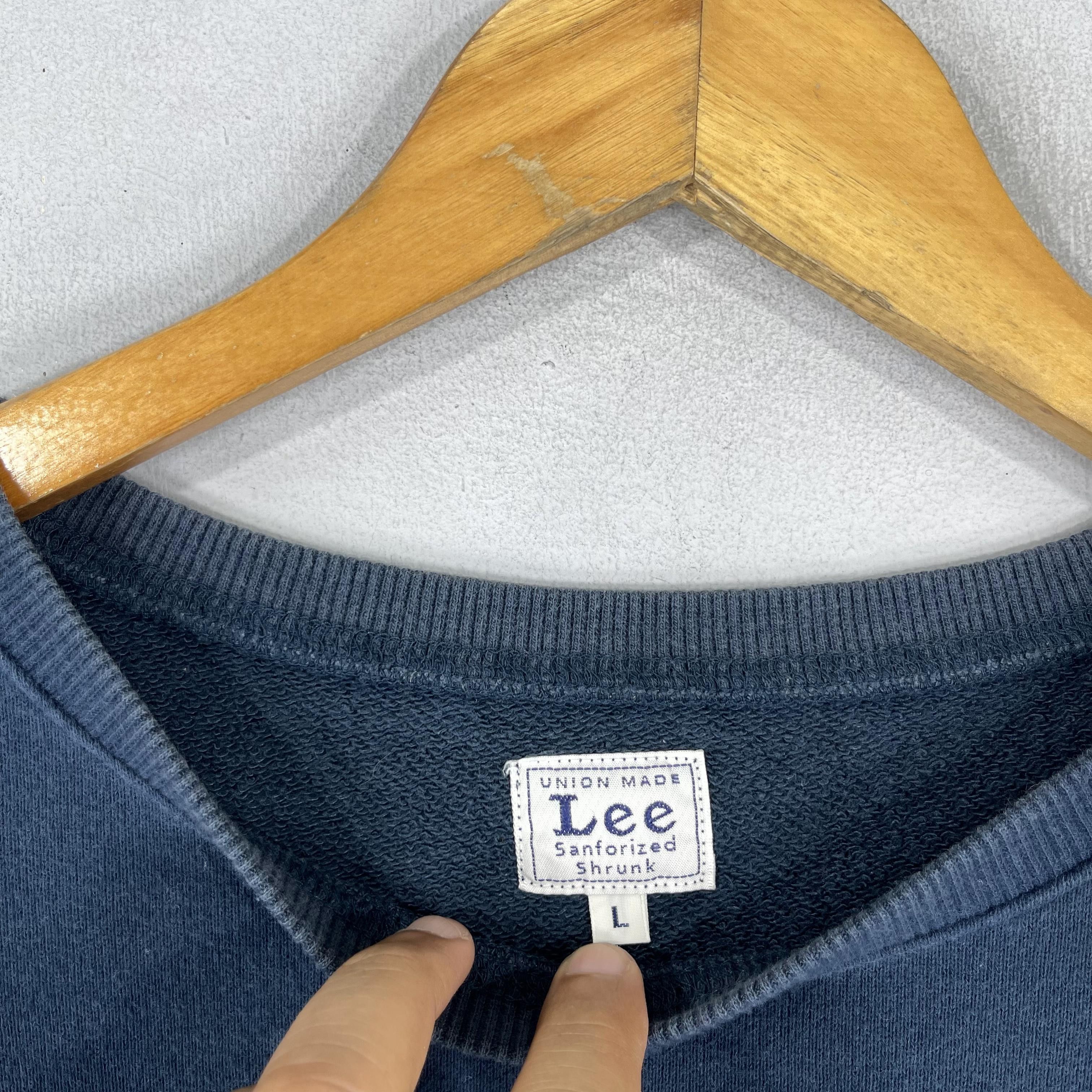 Lee × Vintage Vintage LEE Spellout Printed Teen Single Pocket Sweatshirt Size M / US 6-8 / IT 42-44 - 5 Thumbnail