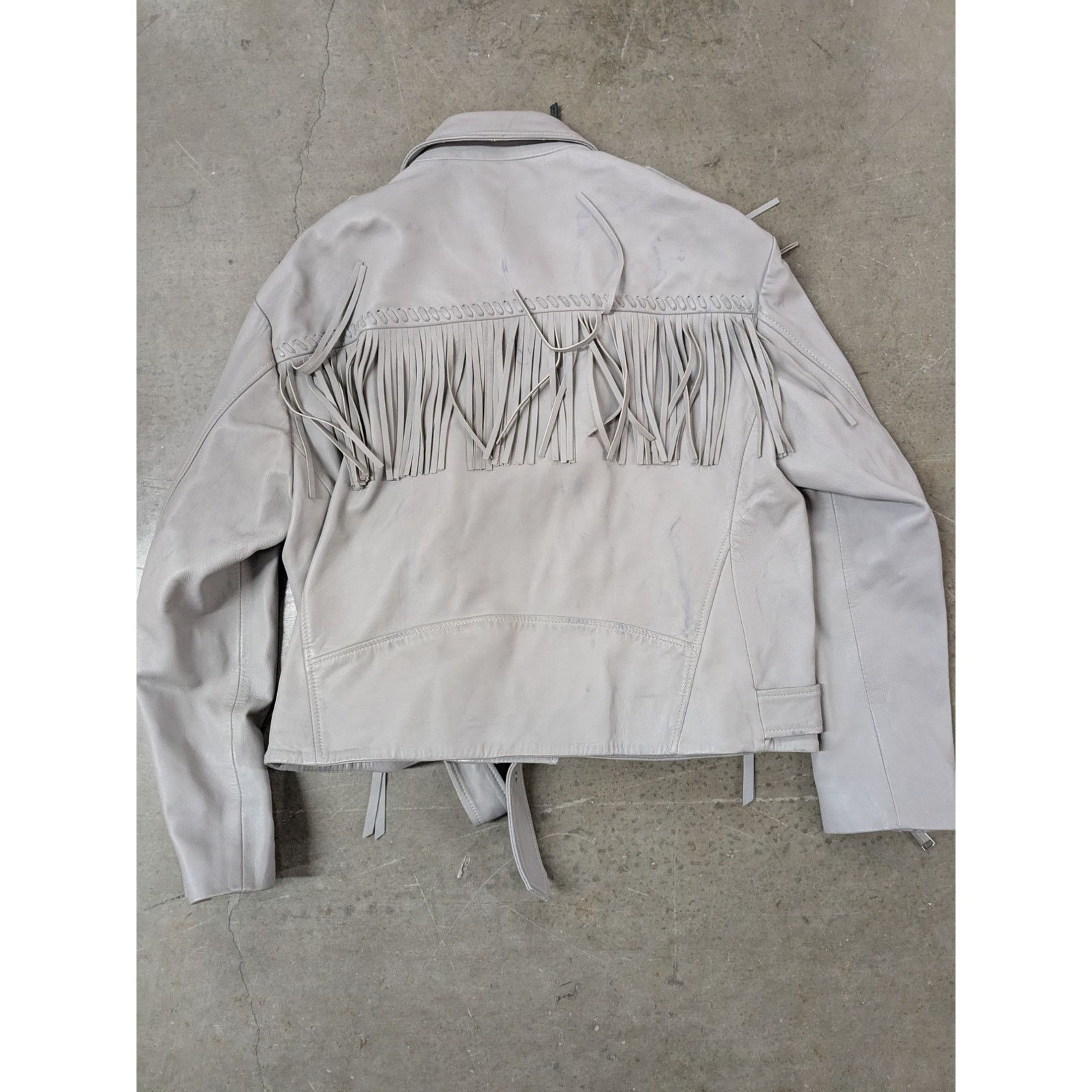 Andrew Marc Andrew Marc - Zariah/ XL /Fringe Genuine Leather Moto Jacket Size XL / US 12-14 / IT 48-50 - 3 Thumbnail