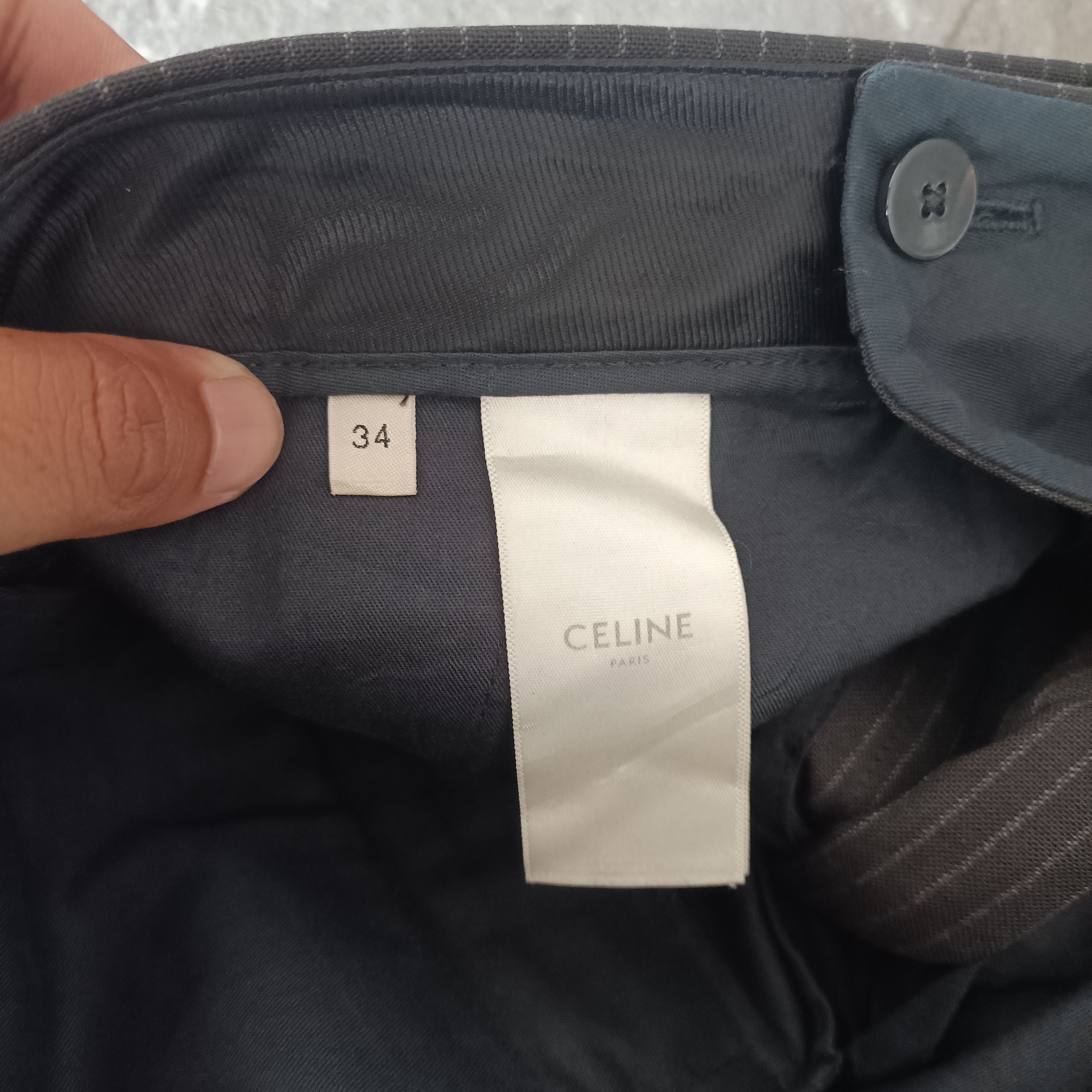 Celine Celine pinstriped wool trouser runaway Size US 28 / EU 44 - 7 Thumbnail