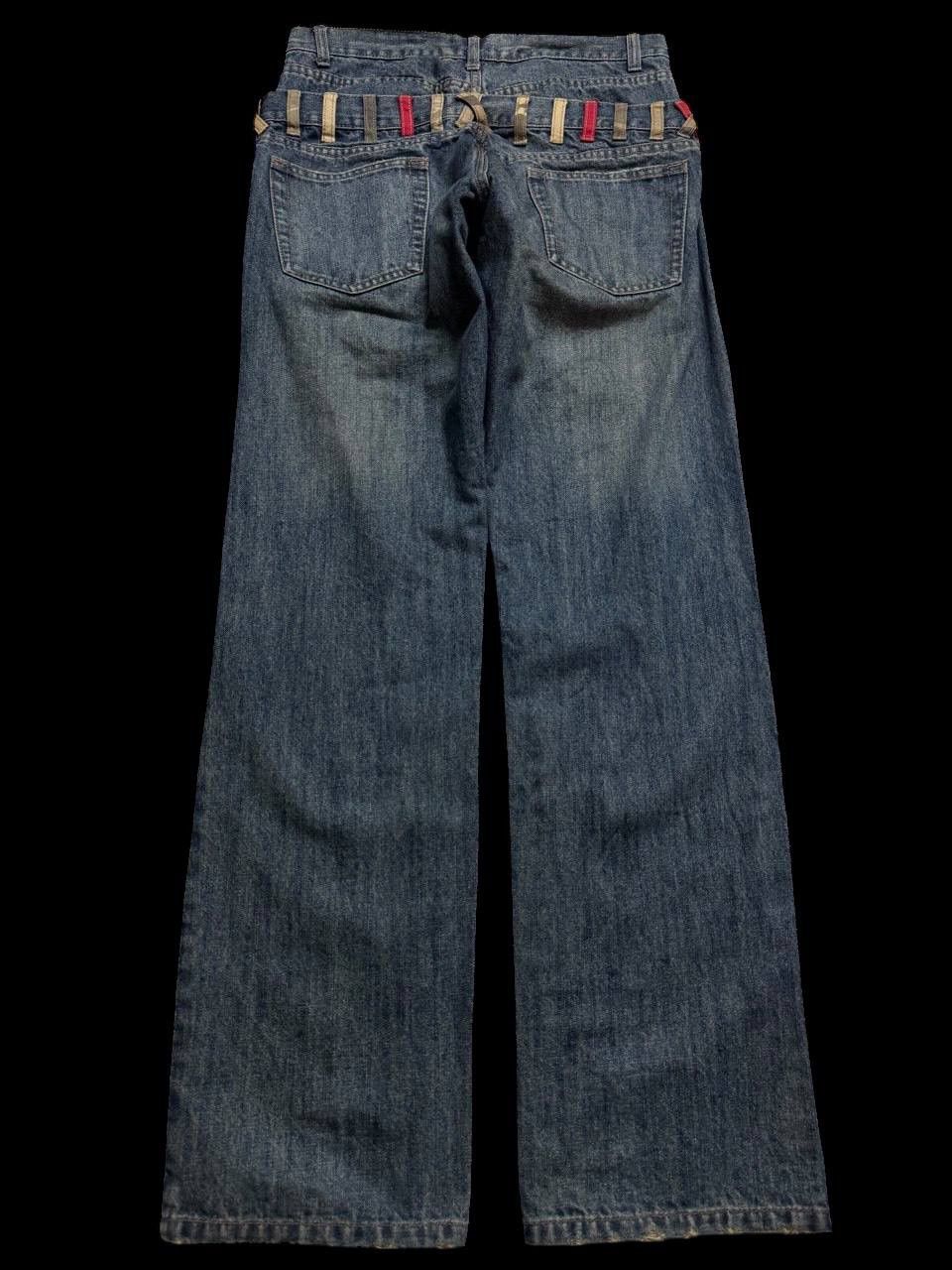 PPFM DOUBLE WAIST 90s Jungle Storm 🇯🇵 Mudwash Distressed Insane Size US 31 - 16 Thumbnail
