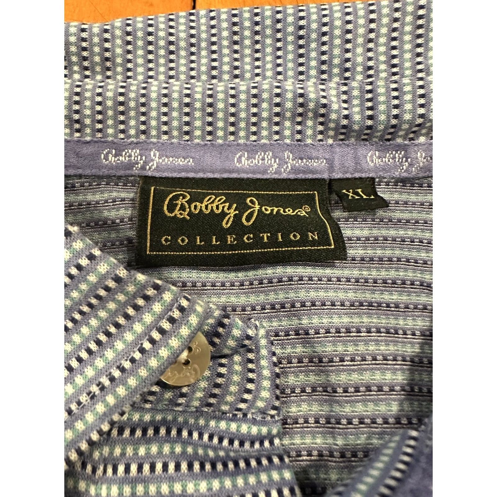 Vintage Bobby Jones Polo Shirt XL Golf Made In Italy Size US XL / EU 56 / 4 - 3 Thumbnail
