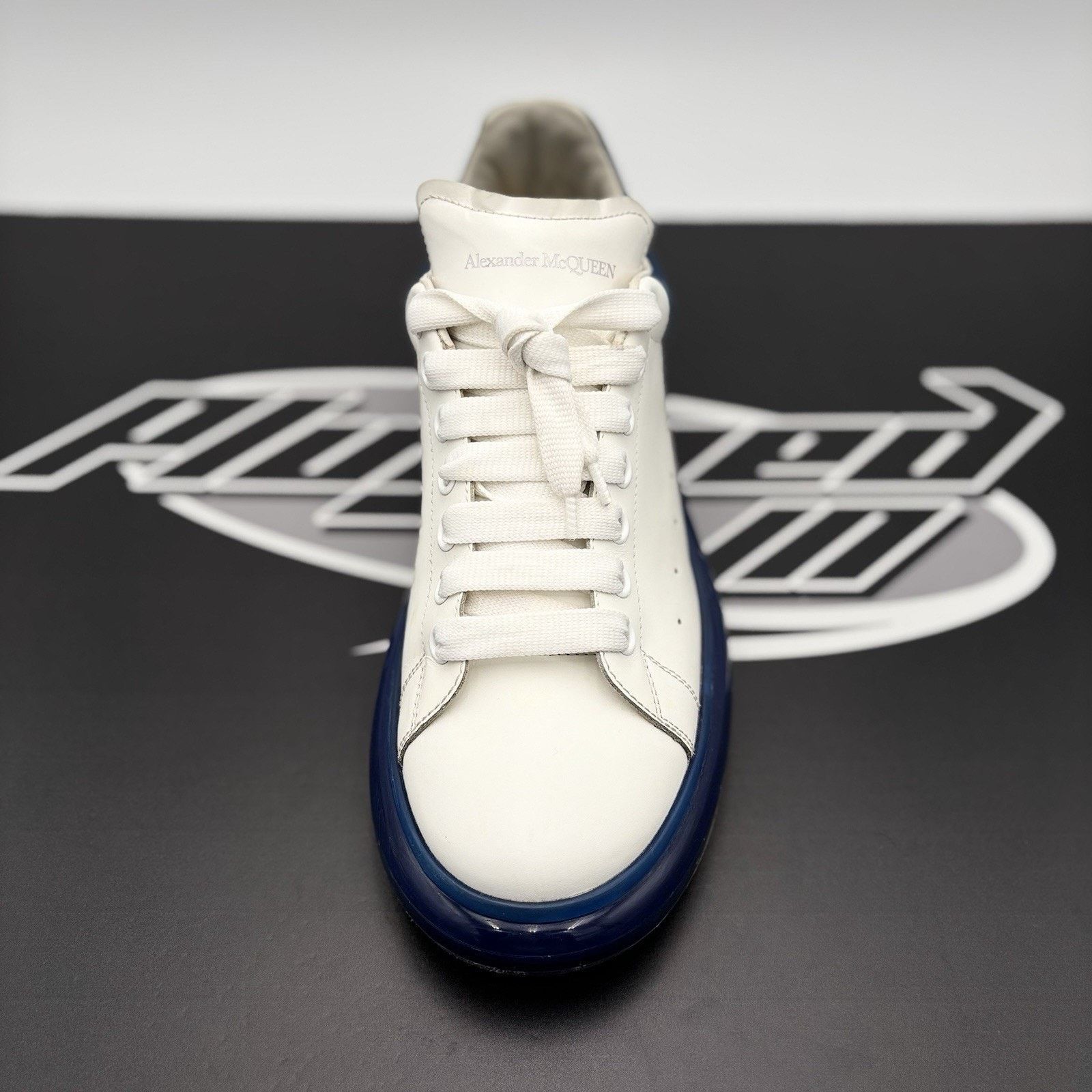 Alexander McQueen Alexander McQueen ' White, Blue Bottoms ' | GOOD CONDITION! Size US 10 / EU 43 - 14 Thumbnail