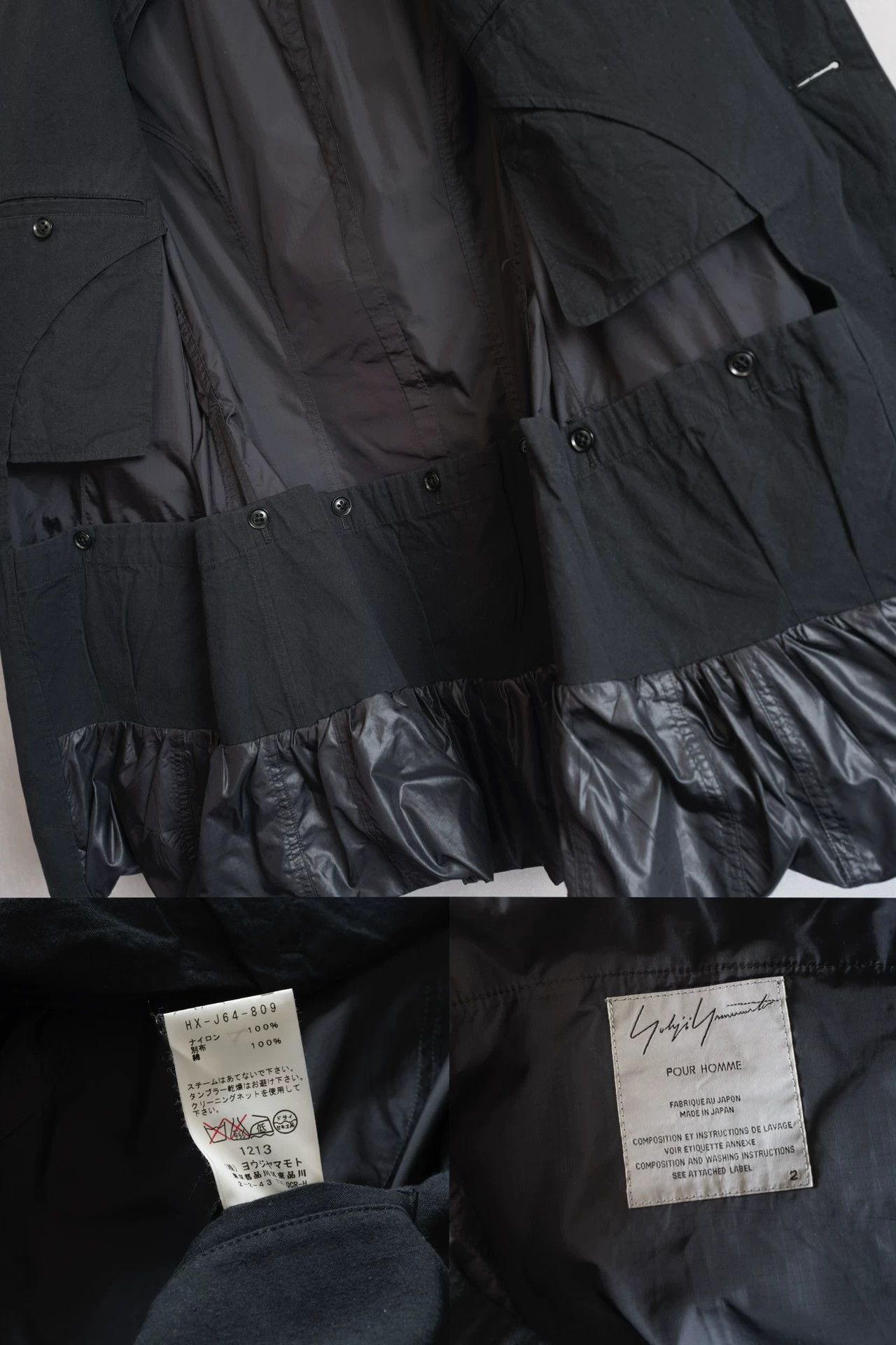 Yohji Yamamoto Yohji Yamamoto 13SS Decon Nylon Jacket J102 Size 2 Size US M / EU 48-50 / 2 - 7 Thumbnail