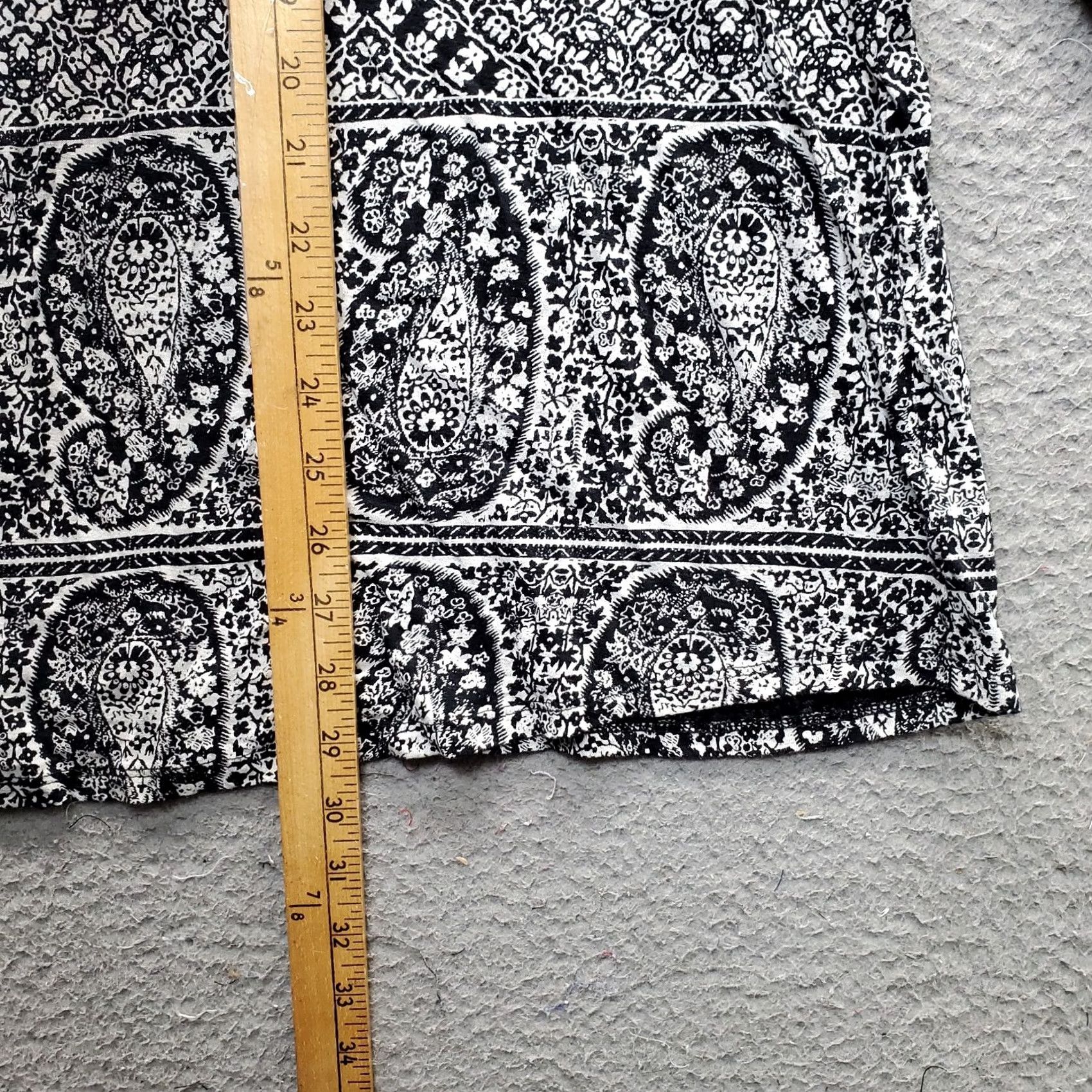 Lucky Brand Lucky Brand Tunic Top Womens 2X Multicolor Paisley Long Sleeve Round Neck Pullover 2XL Women Shirt Blouse Casual Size XXL / US 16-18 / IT 52-54 - 3 Thumbnail