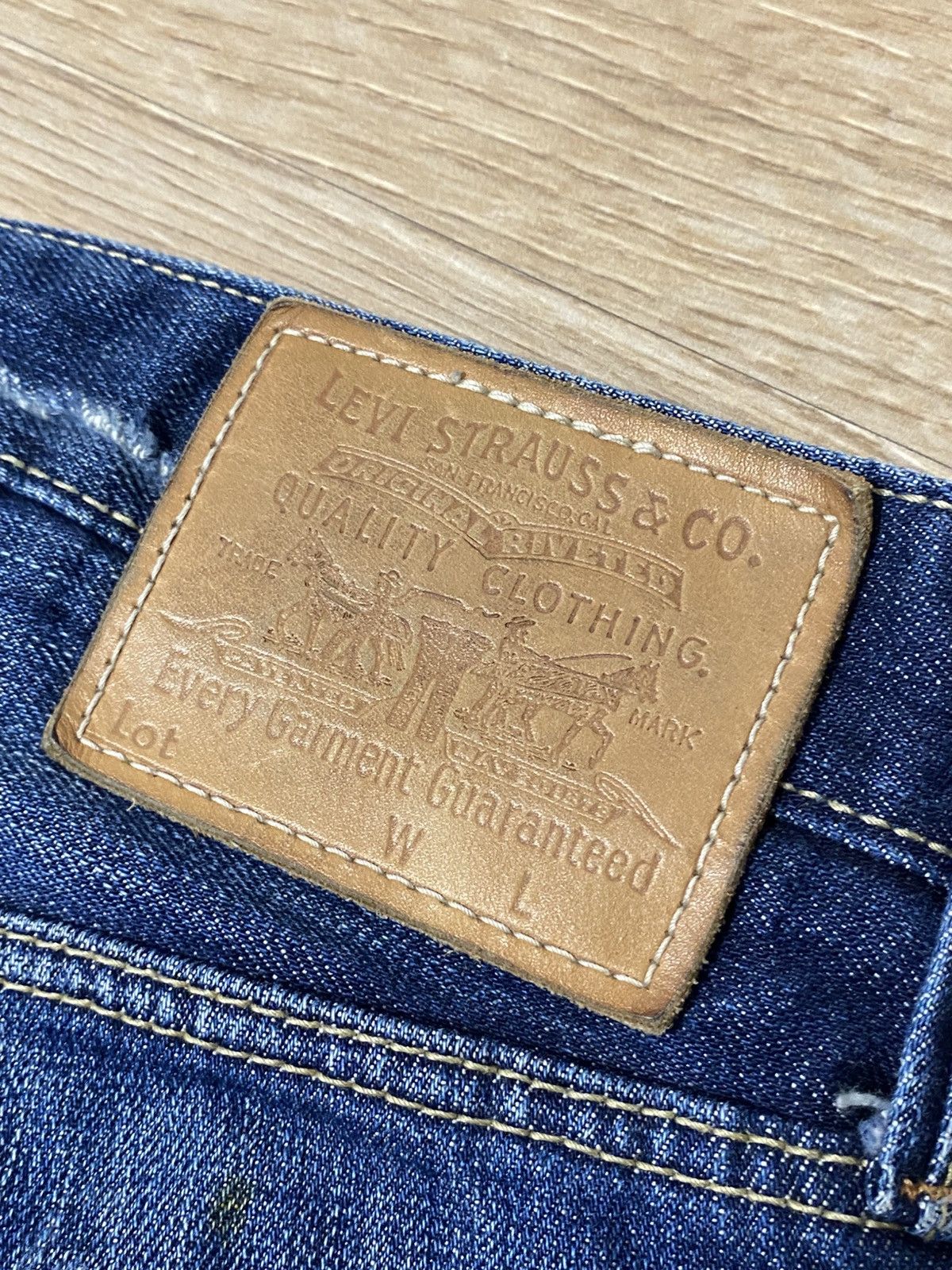 Levi's Levi’s Asian Tag 505 Slim Straight Distressed denim Jeans 34 Size US 34 / EU 50 - 16 Thumbnail