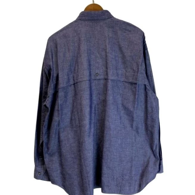 Issey Miyake ISSEY MIYAKE IM MEN Plane Shirt 90s Vintage Size L Cotton Linen Pre-owned Shirt Mens Blue 90s Size US L / EU 52-54 / 3 - 2 Thumbnail