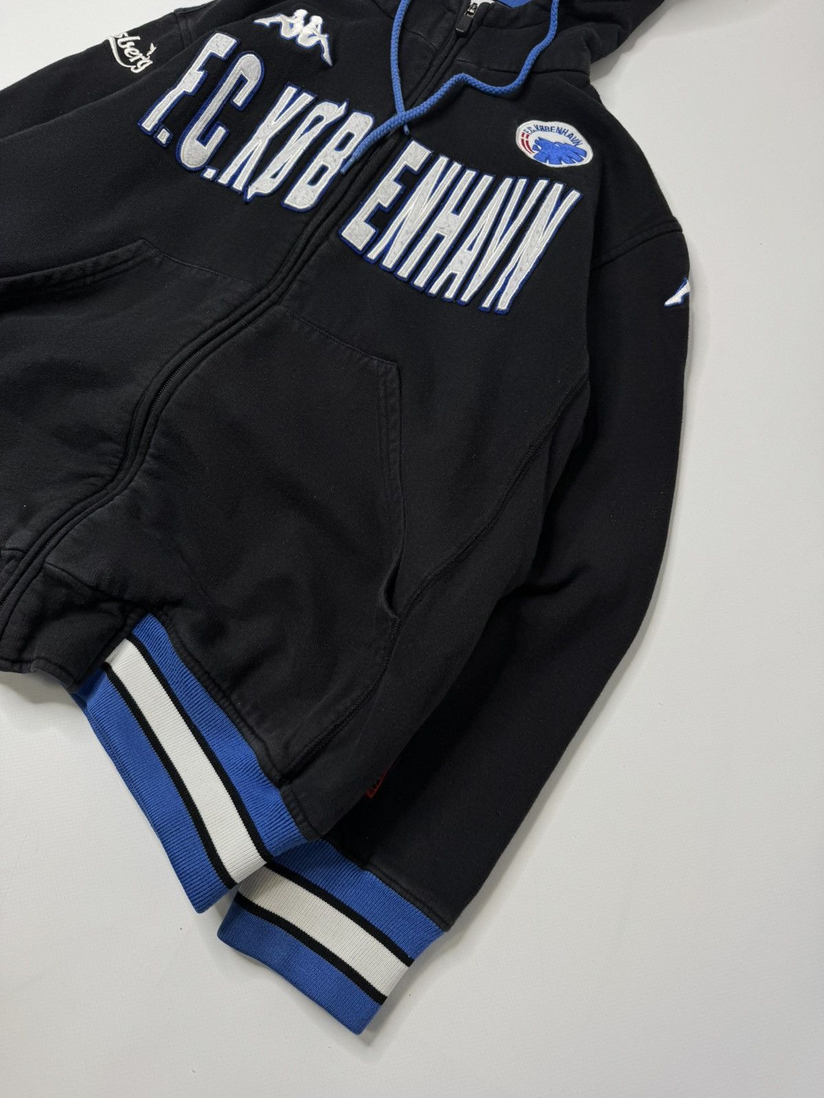Kappa Vintage rare FC København hoodie blokecore jersey 90s retro Size US M / EU 48-50 / 2 - 4 Thumbnail