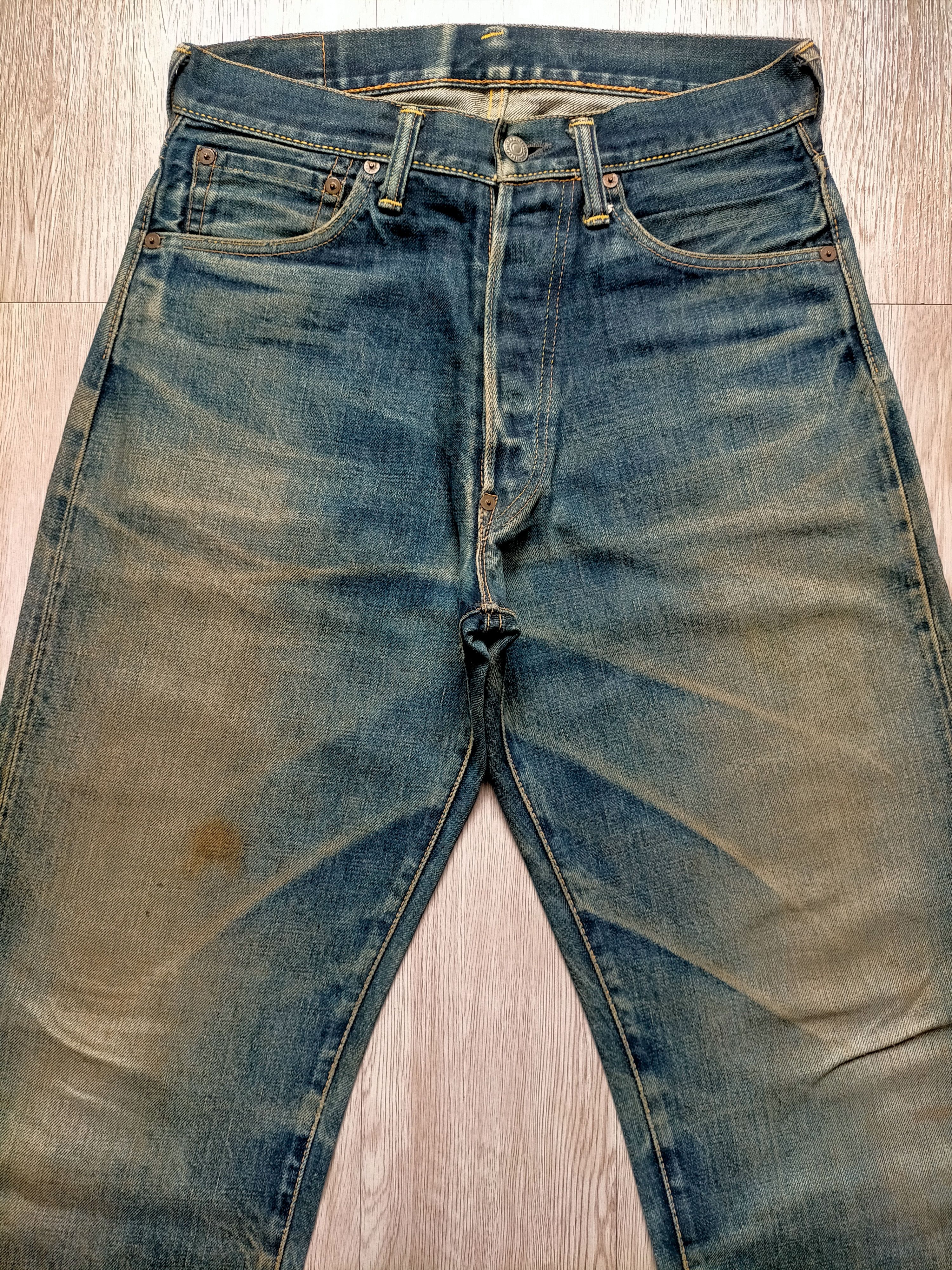 Evisu Vintage Evis Distressed selvedge Denim Size US 30 / EU 46 - 3 Thumbnail