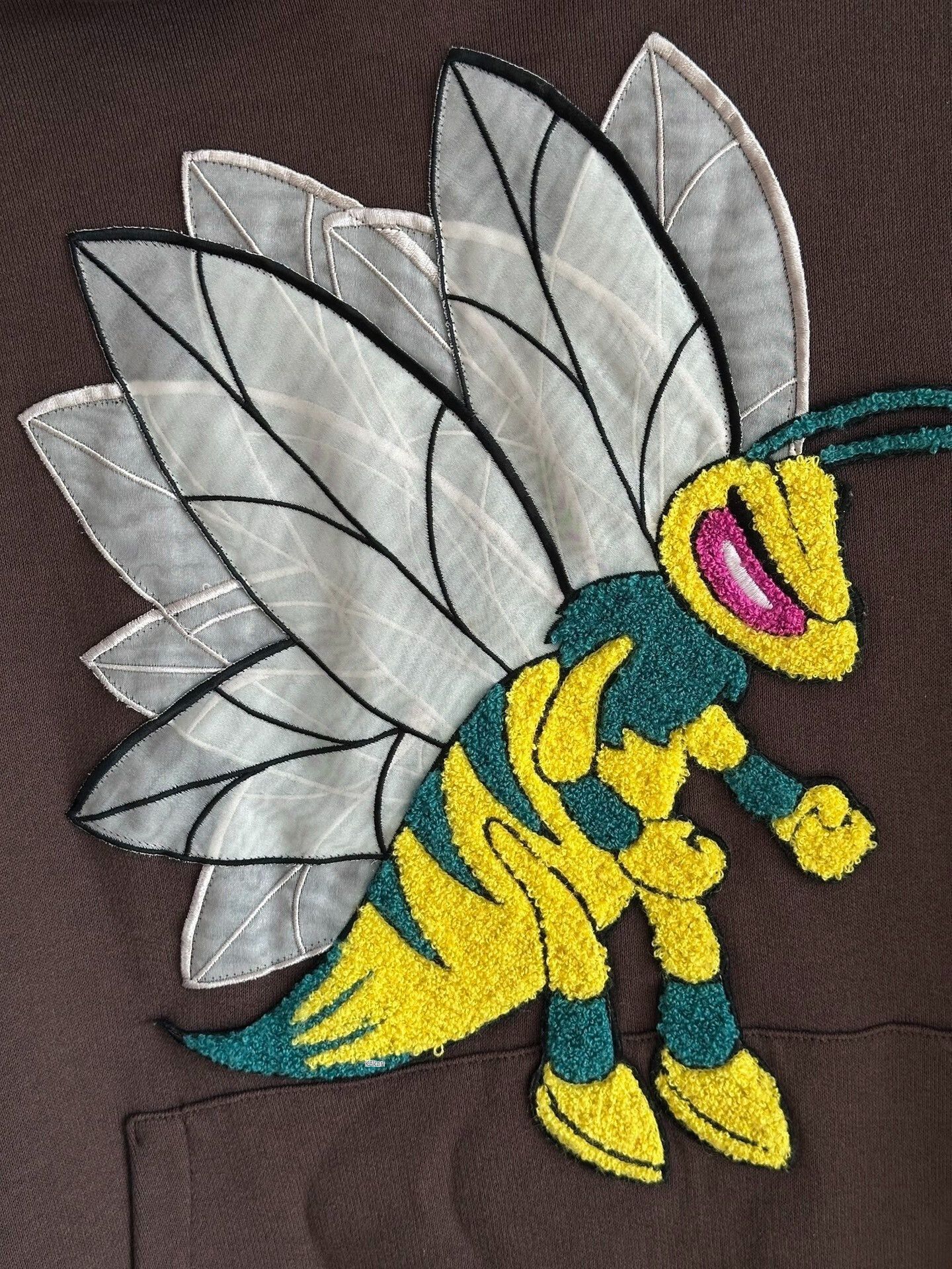 Louis Vuitton Louis Vuitton Embroidered Bumblebee Hoodie Size US L / EU 52-54 / 3 - 2 Thumbnail