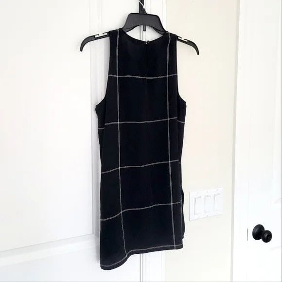 Athleta Silk Side Slit Cya Tank Plaid Size XS / US 0-2 / IT 36-38 - 4 Thumbnail