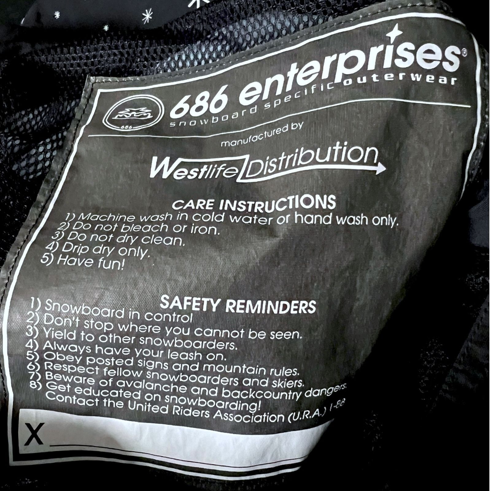 686 686 Enterprises XL Black Snowboarding Pants 90s Deadstock Size US 35 - 5 Thumbnail