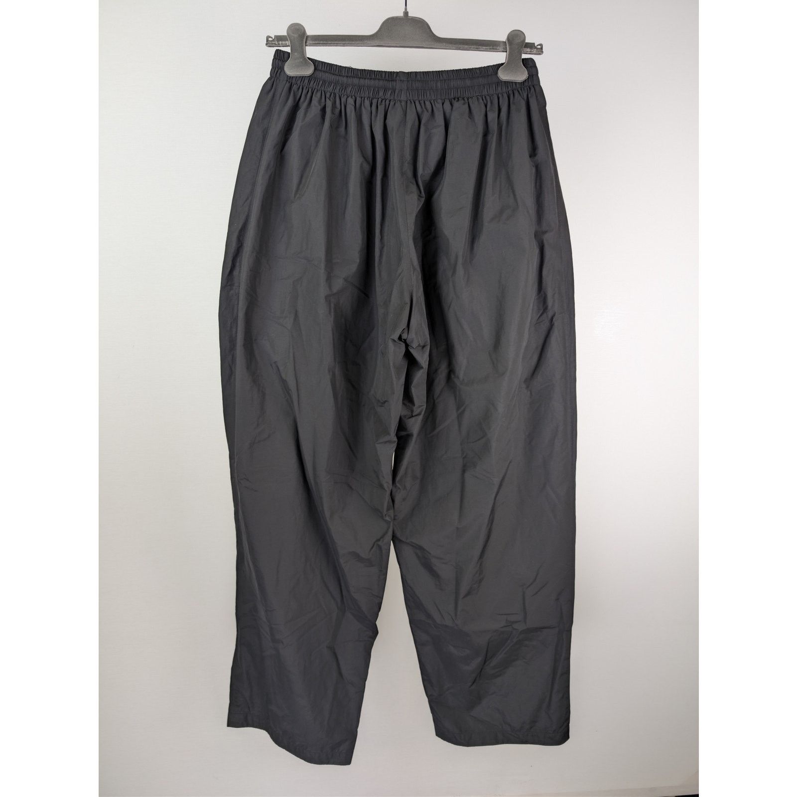 Balenciaga o1rshd1 Techno Poplin Minimal Tracksuit Pants Trousers Black Size US 32 / EU 48 - 12 Thumbnail