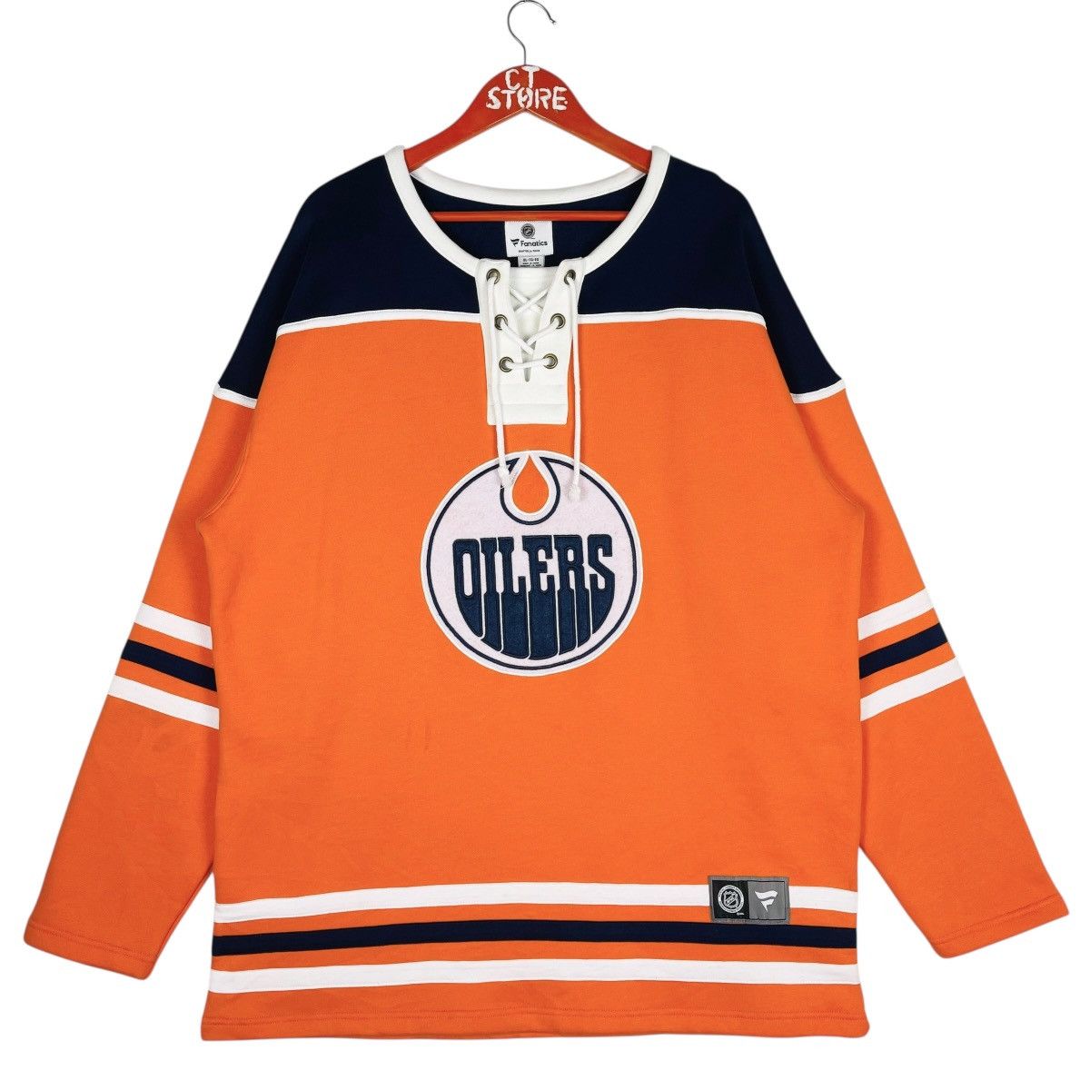 NHL NHL Edmonton Oilers Pullover Size XL Size US XL / EU 56 / 4 - 1 Thumbnail