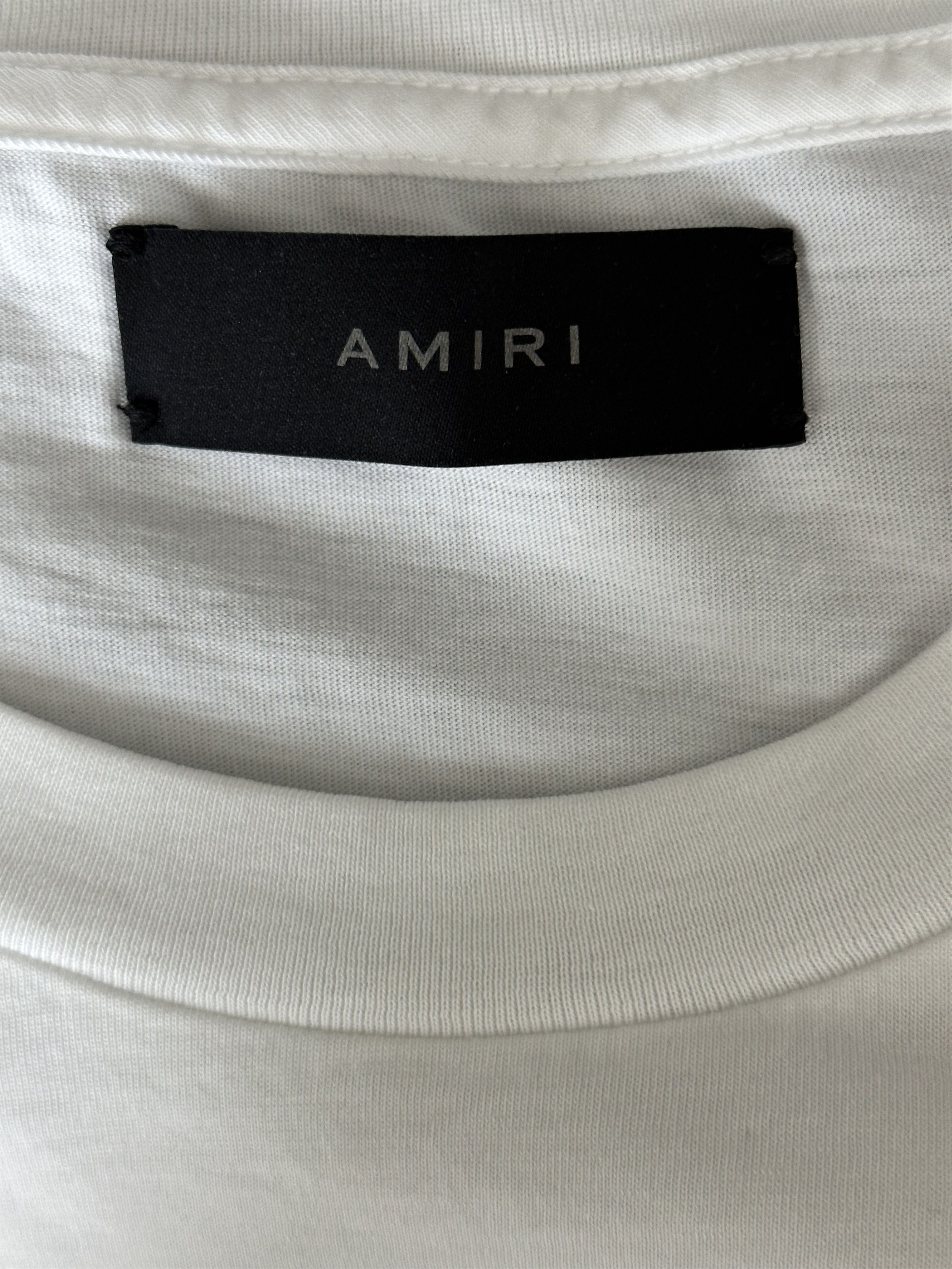 Amiri Amiri White Rainbow Beverly Hills T-Shirt Size US M / EU 48-50 / 2 - 3 Thumbnail
