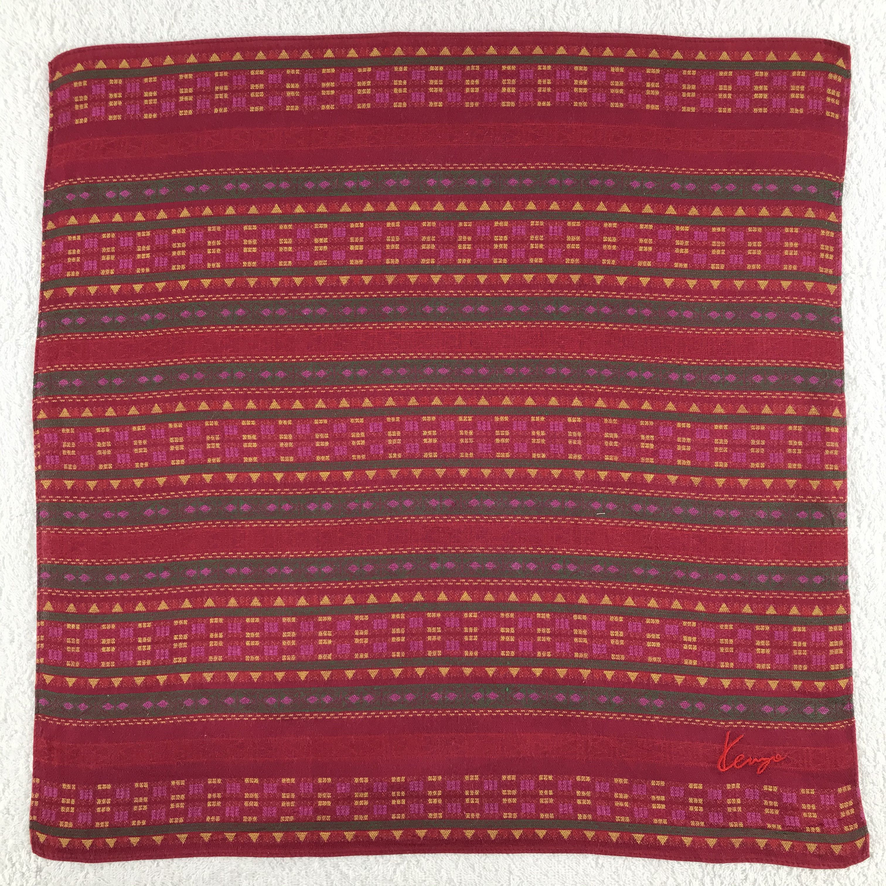 Kenzo × Vintage Kenzo Bandana / Handkerchief / Neckerchief - S196 Size ONE SIZE - 1 Thumbnail