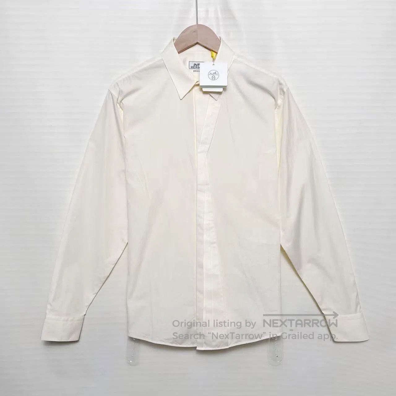 Hermes Hermès Beige Shirt. Size US XXS / EU 40 - 1 Thumbnail