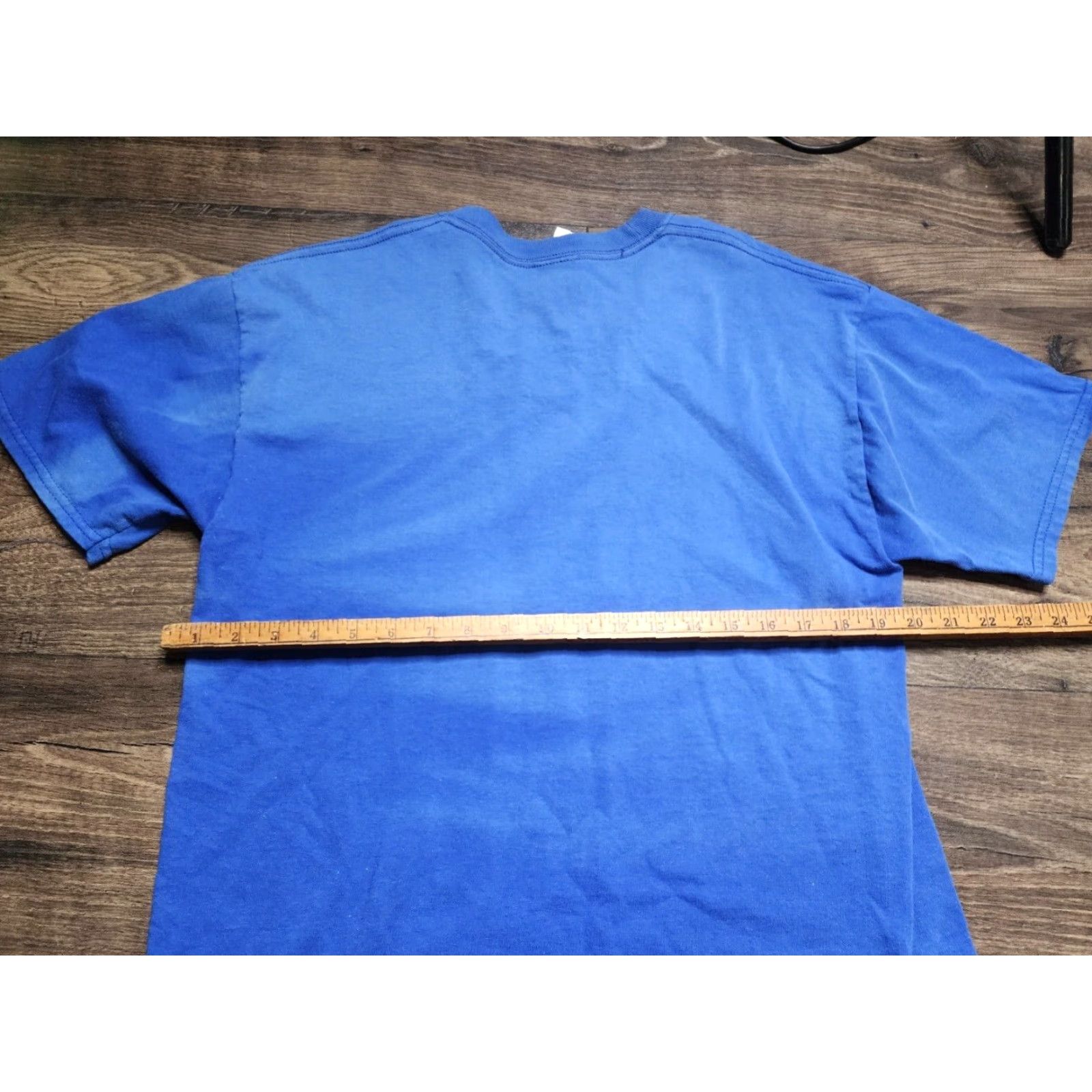 Jerzees VINTAGE 90s Jerzees Lumberjacks T Shirt Mens L Blue Graphic Tee Distressed 1990s Mens Size US L / EU 52-54 / 3 - 4 Thumbnail
