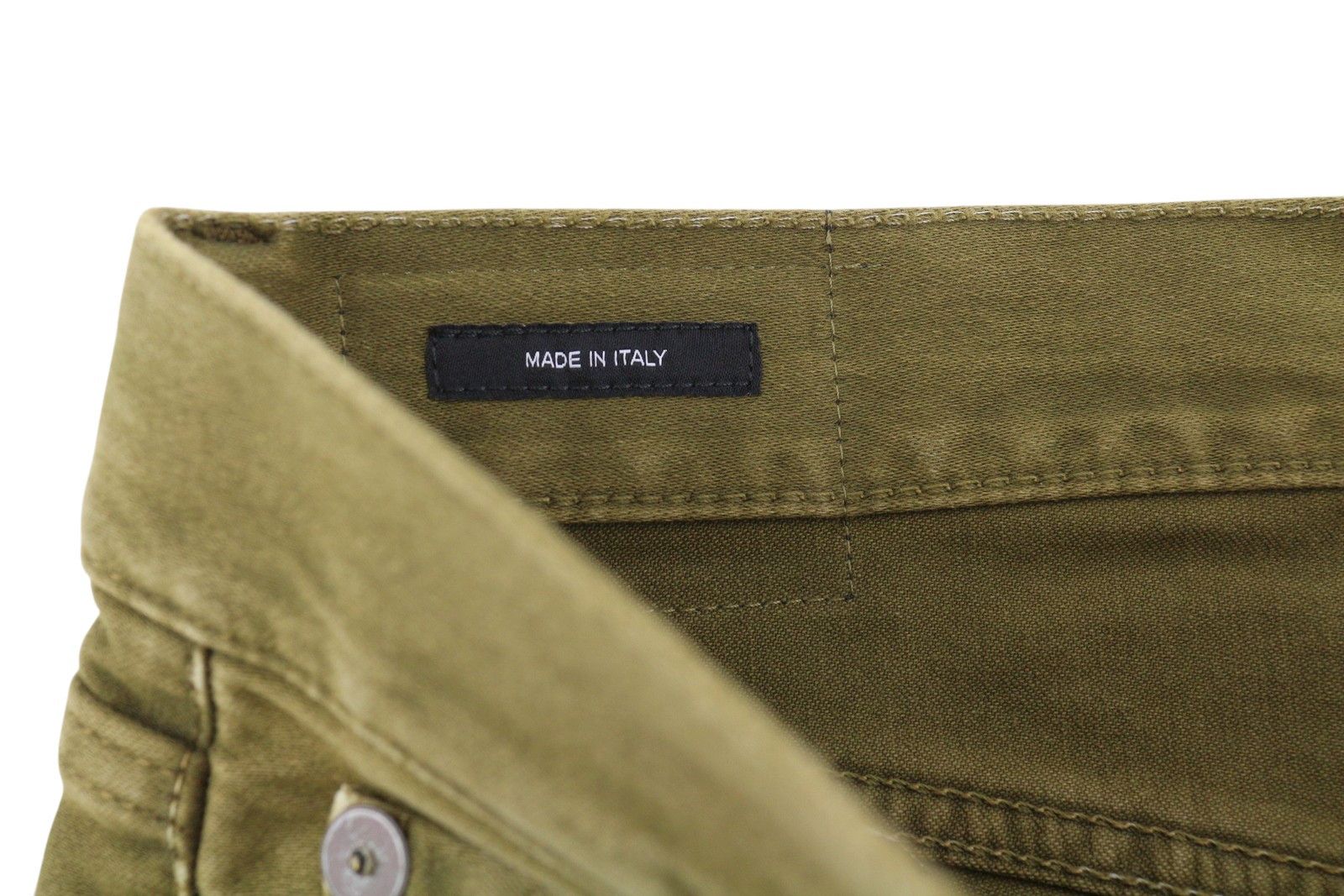 R13 BOYFRIEND 30 Olive Garment Dyed Moleskin Faded FW25 86534 Size 30" / US 8 / IT 44 - 6 Thumbnail