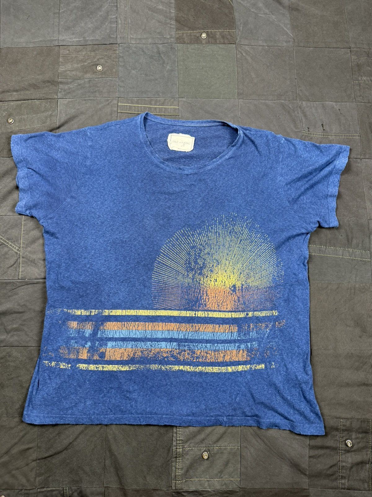 Greg Lauren Indigo Horizon Tee Size US L / EU 52-54 / 3 - 1 Thumbnail