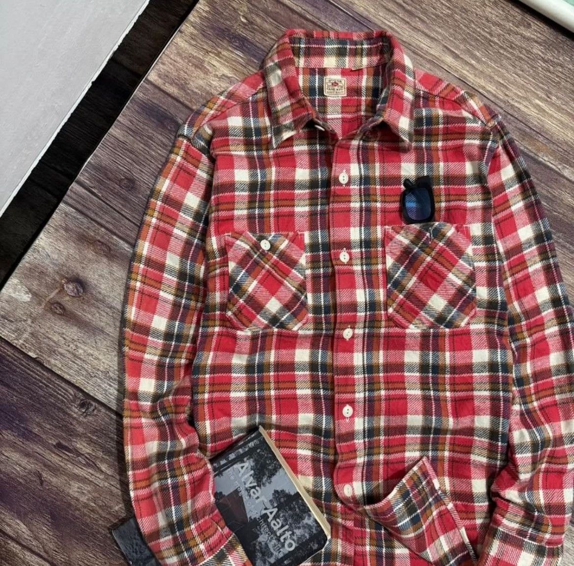 Sugar Cane Sugarcane Flannel Shirt Size US M / EU 48-50 / 2 - 2 Thumbnail