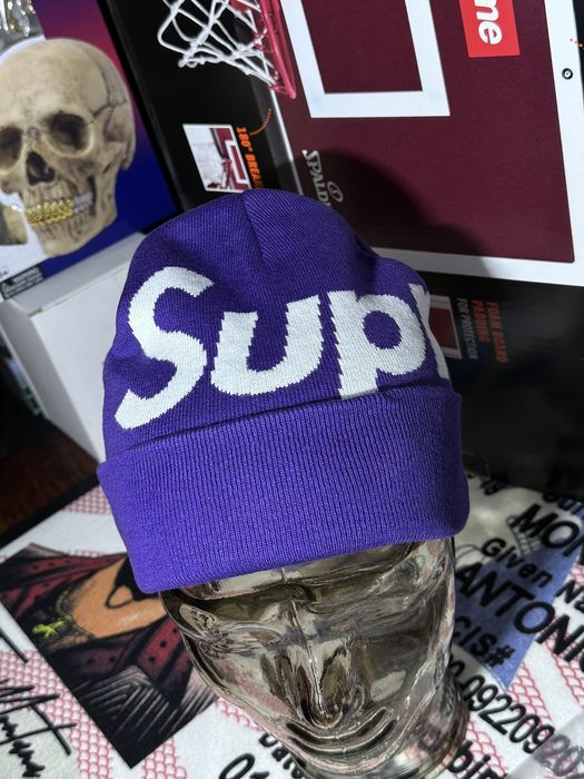 Supreme Supreme big logo beanie | Grailed